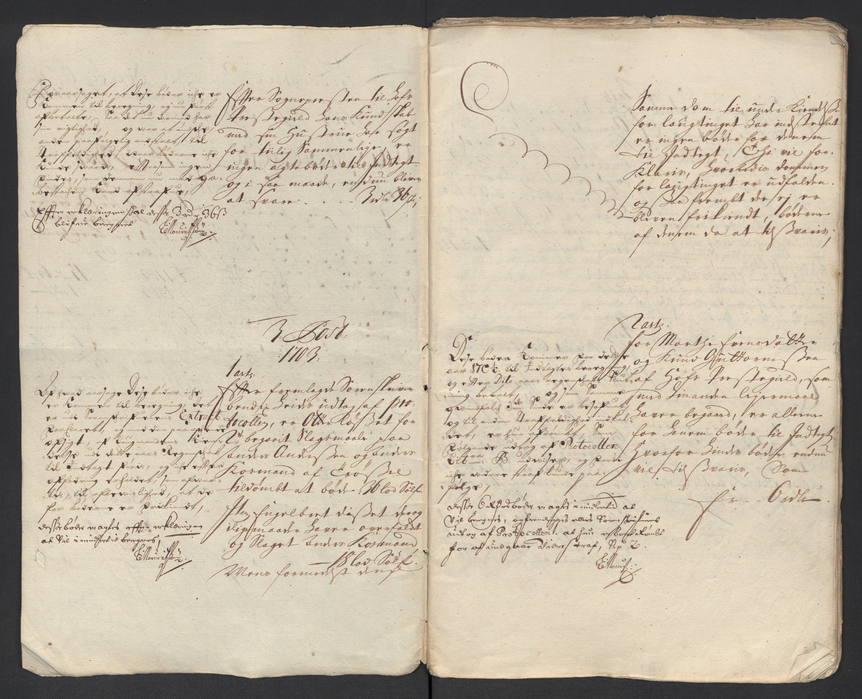 Rentekammeret inntil 1814, Reviderte regnskaper, Fogderegnskap, AV/RA-EA-4092/R13/L0841: Fogderegnskap Solør, Odal og Østerdal, 1703, p. 351