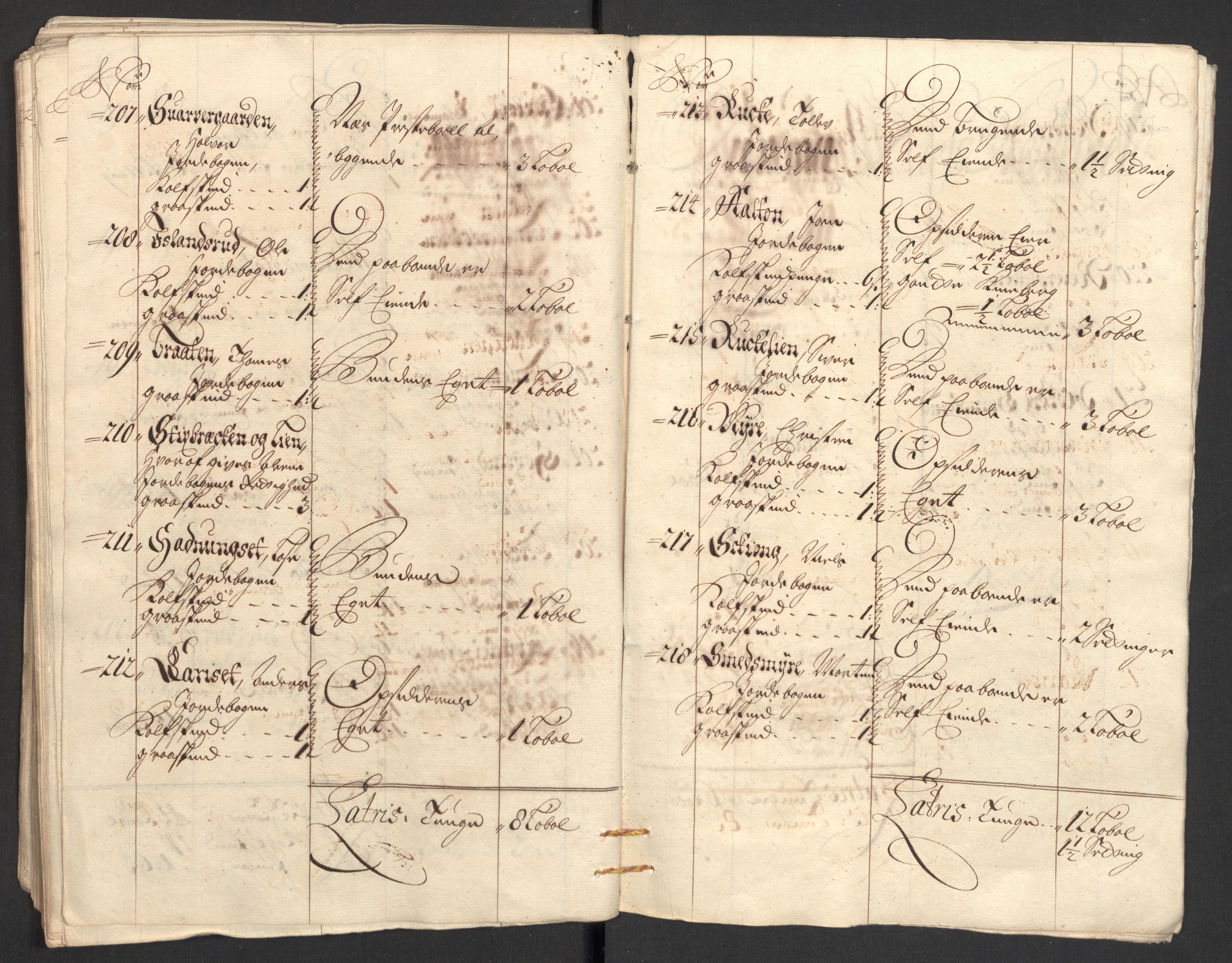 Rentekammeret inntil 1814, Reviderte regnskaper, Fogderegnskap, AV/RA-EA-4092/R23/L1468: Fogderegnskap Ringerike og Hallingdal, 1709-1710, p. 116