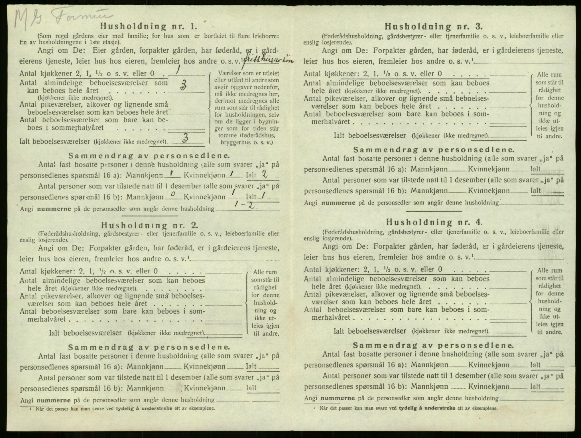 SAKO, 1920 census for Våle, 1920, p. 987