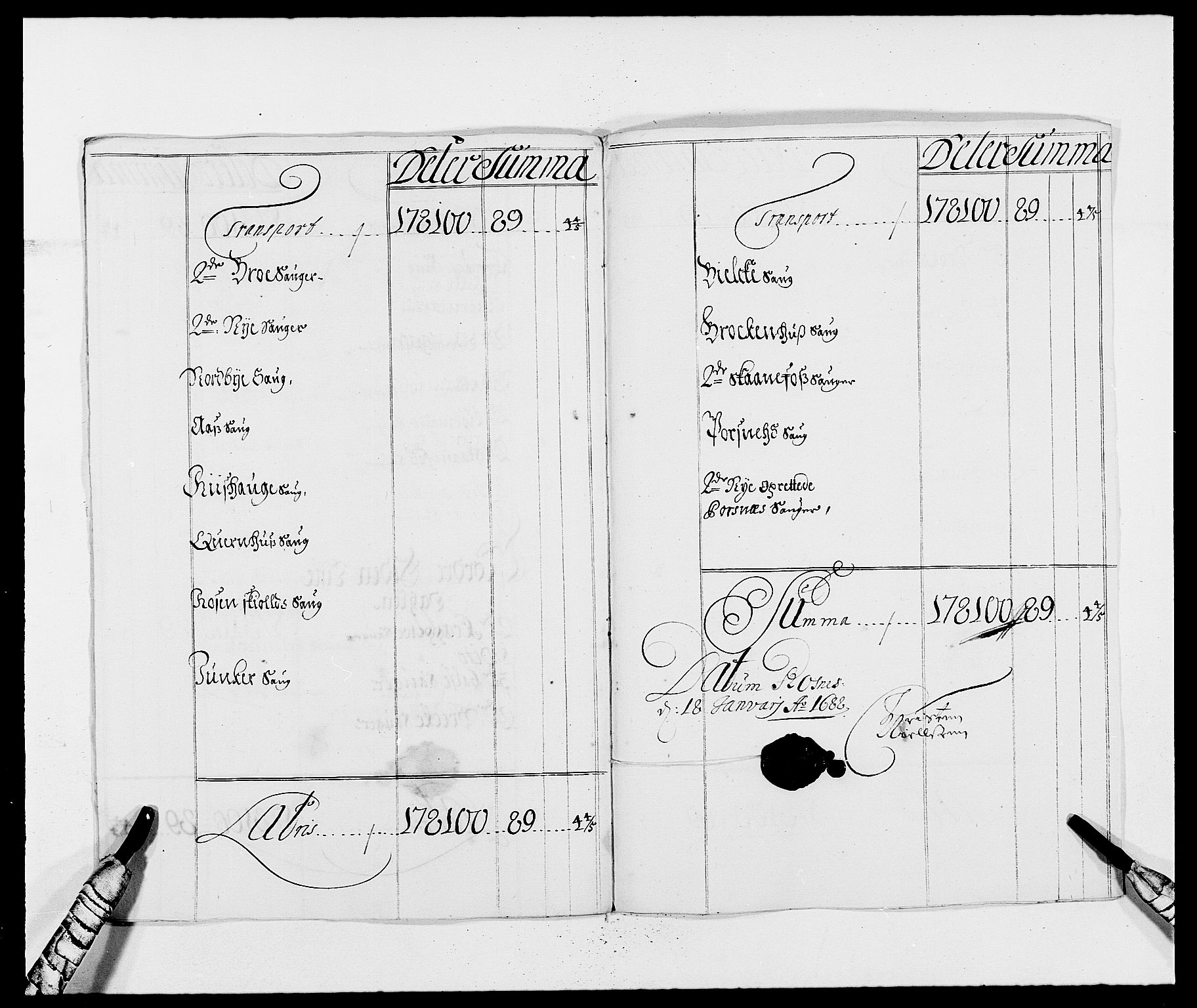 Rentekammeret inntil 1814, Reviderte regnskaper, Fogderegnskap, AV/RA-EA-4092/R01/L0007: Fogderegnskap Idd og Marker, 1687-1688, p. 172