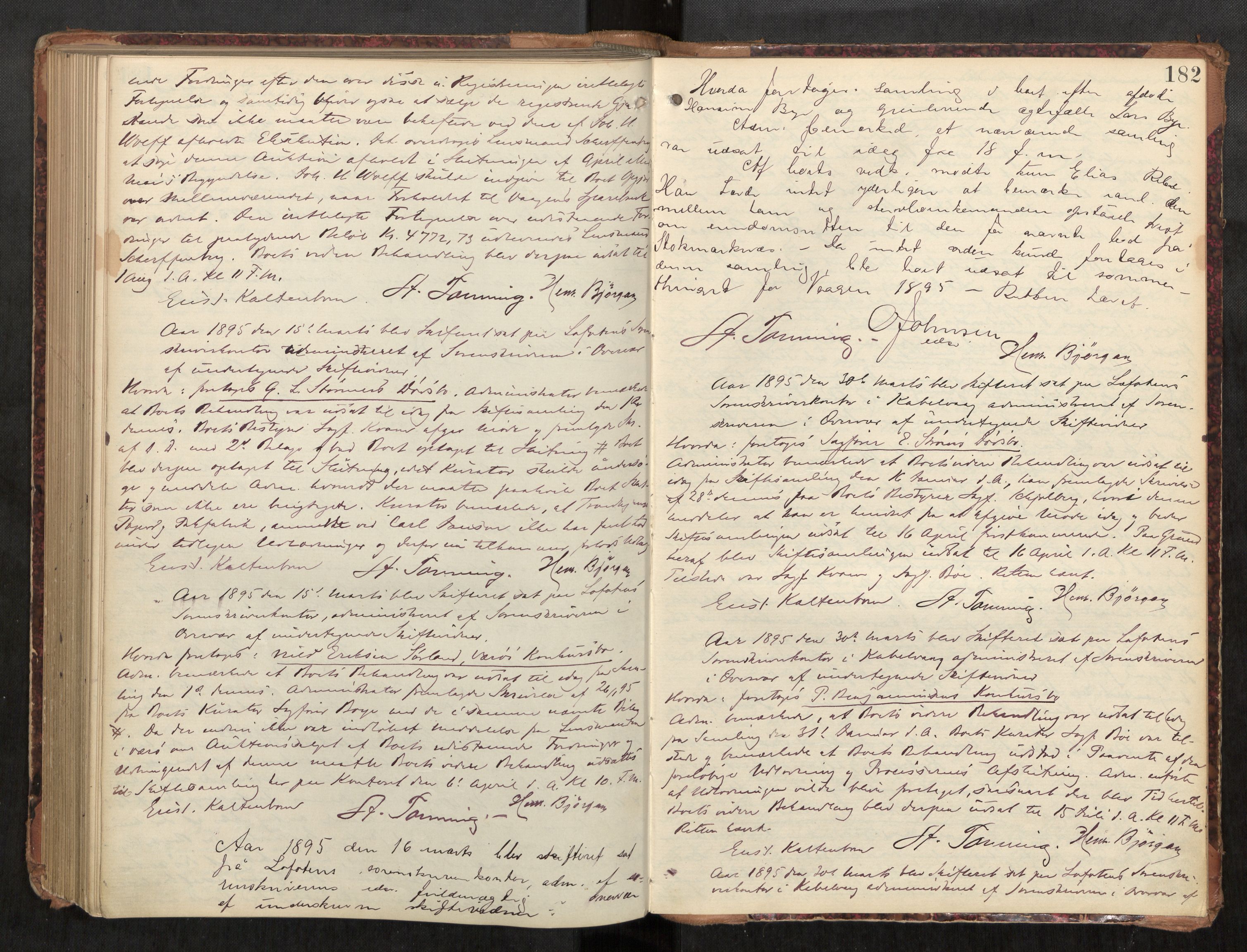 Lofoten sorenskriveri, AV/SAT-A-0017/1/3/3B/L0003: Skifteforhandlings-protokoll, 1891-1895, p. 182