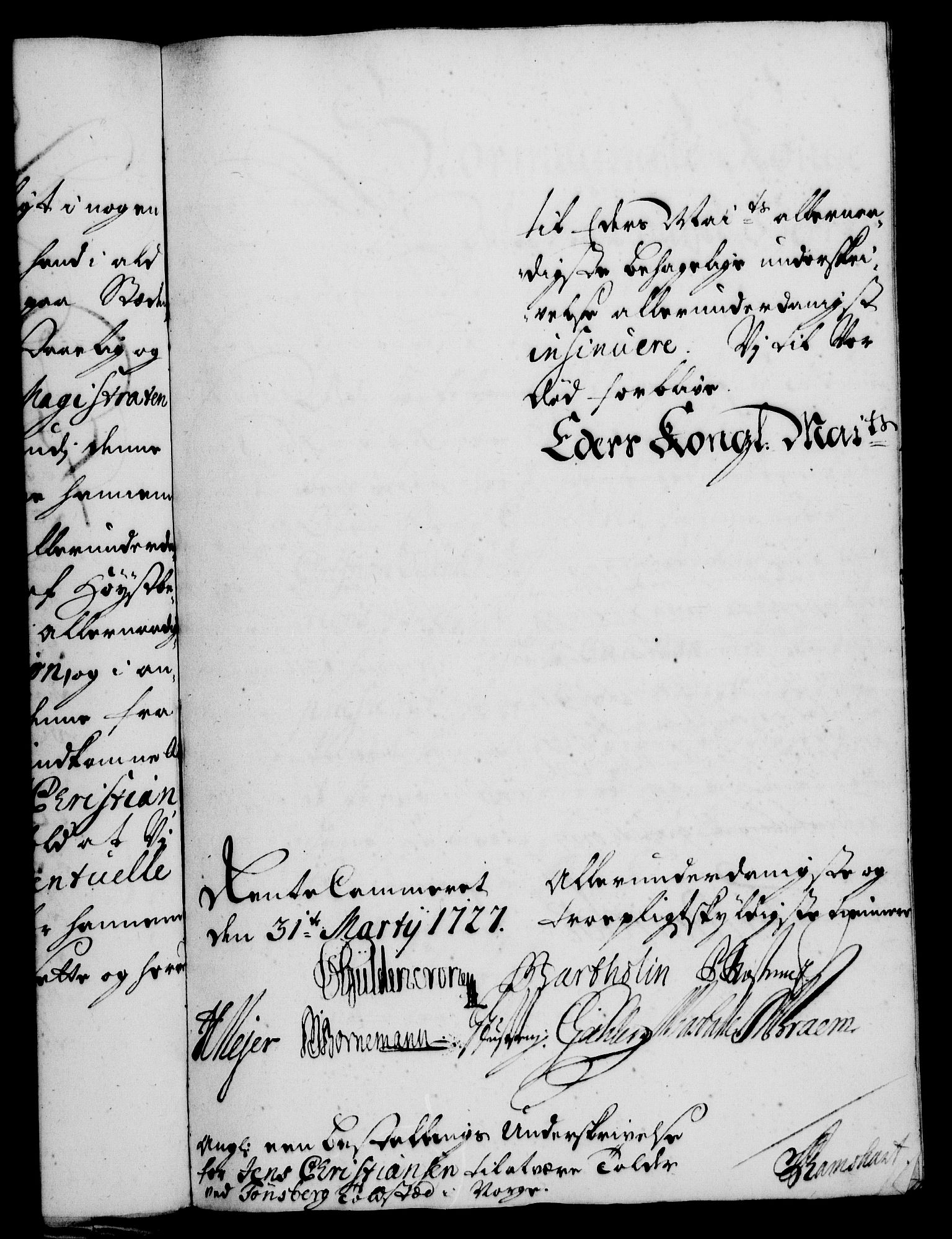 Rentekammeret, Kammerkanselliet, AV/RA-EA-3111/G/Gf/Gfa/L0010: Norsk relasjons- og resolusjonsprotokoll (merket RK 52.10), 1727, p. 402