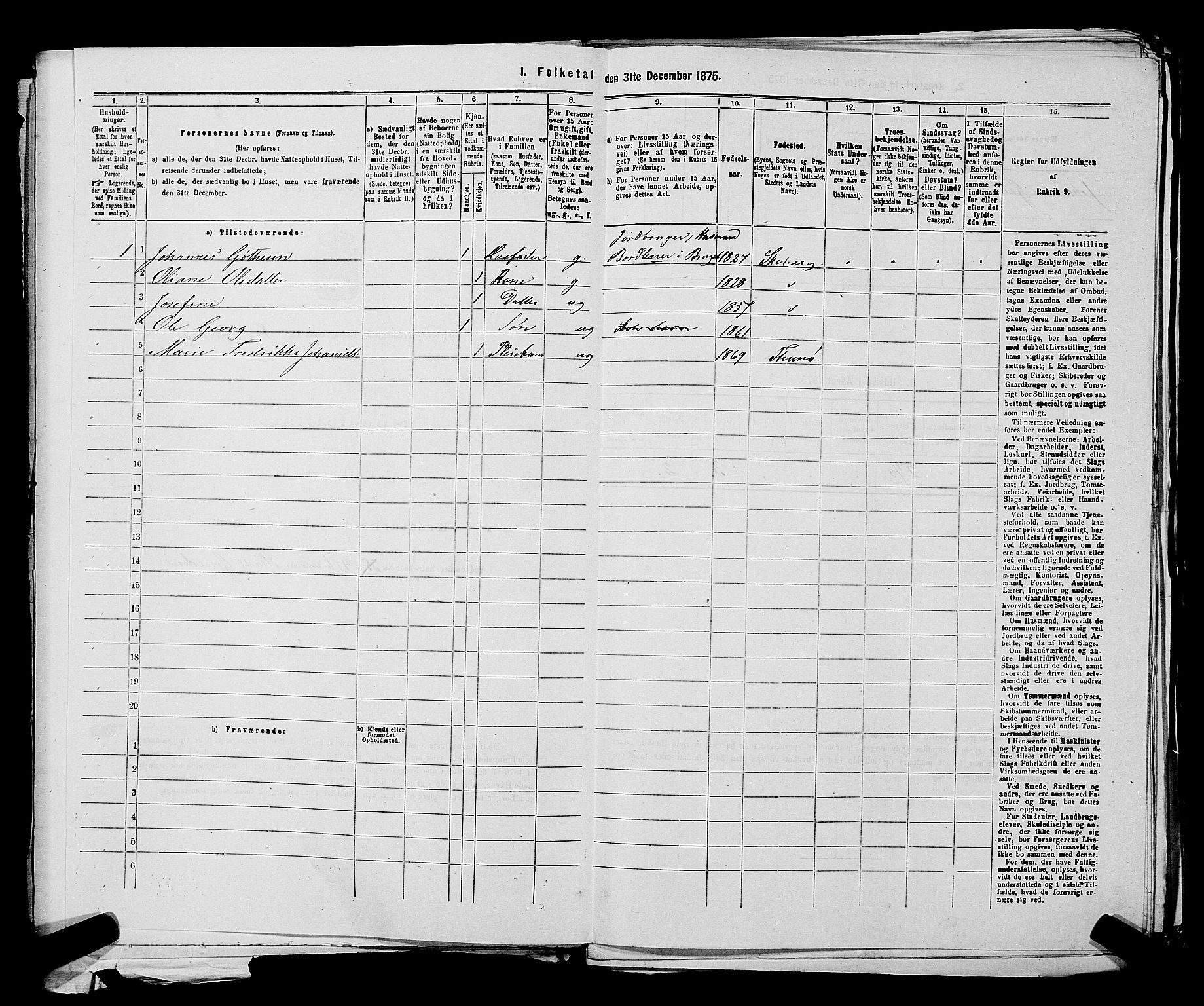 RA, 1875 census for 0115P Skjeberg, 1875, p. 1341