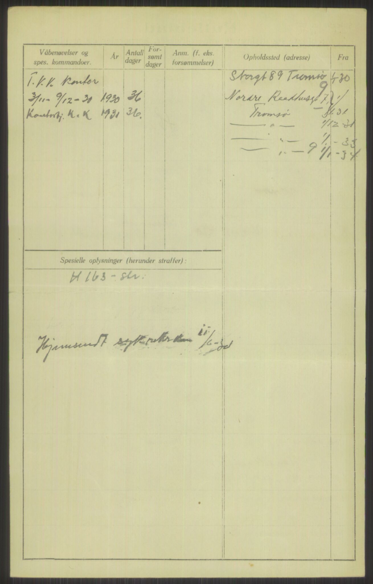 Forsvaret, Troms infanteriregiment nr. 16, AV/RA-RAFA-3146/P/Pa/L0013/0004: Rulleblad / Rulleblad for regimentets menige mannskaper, årsklasse 1929, 1929, p. 264