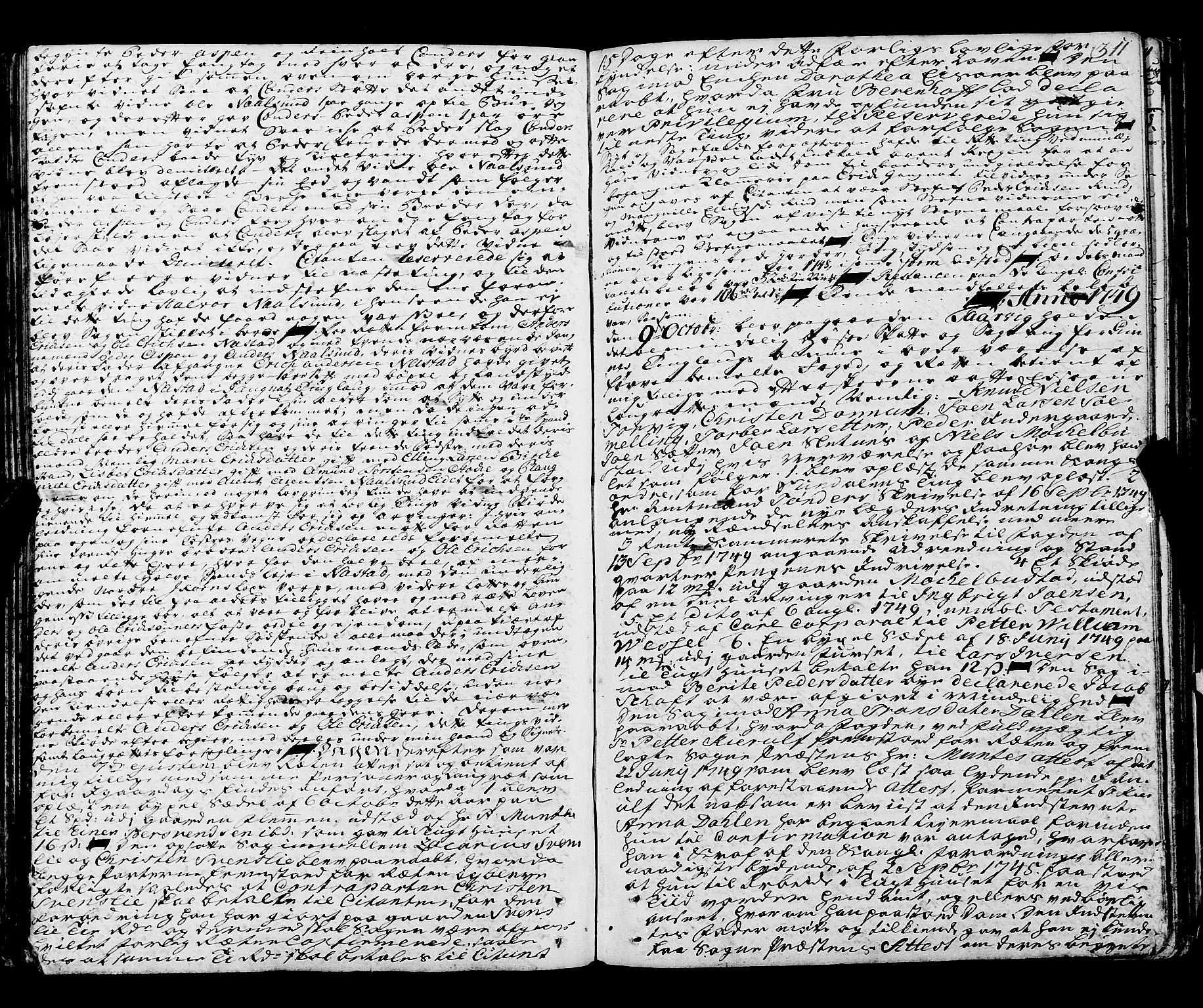 Nordmøre sorenskriveri, SAT/A-4132/1/1/1A/L0022: Tingbok nr. 21, 1744-1751, p. 311