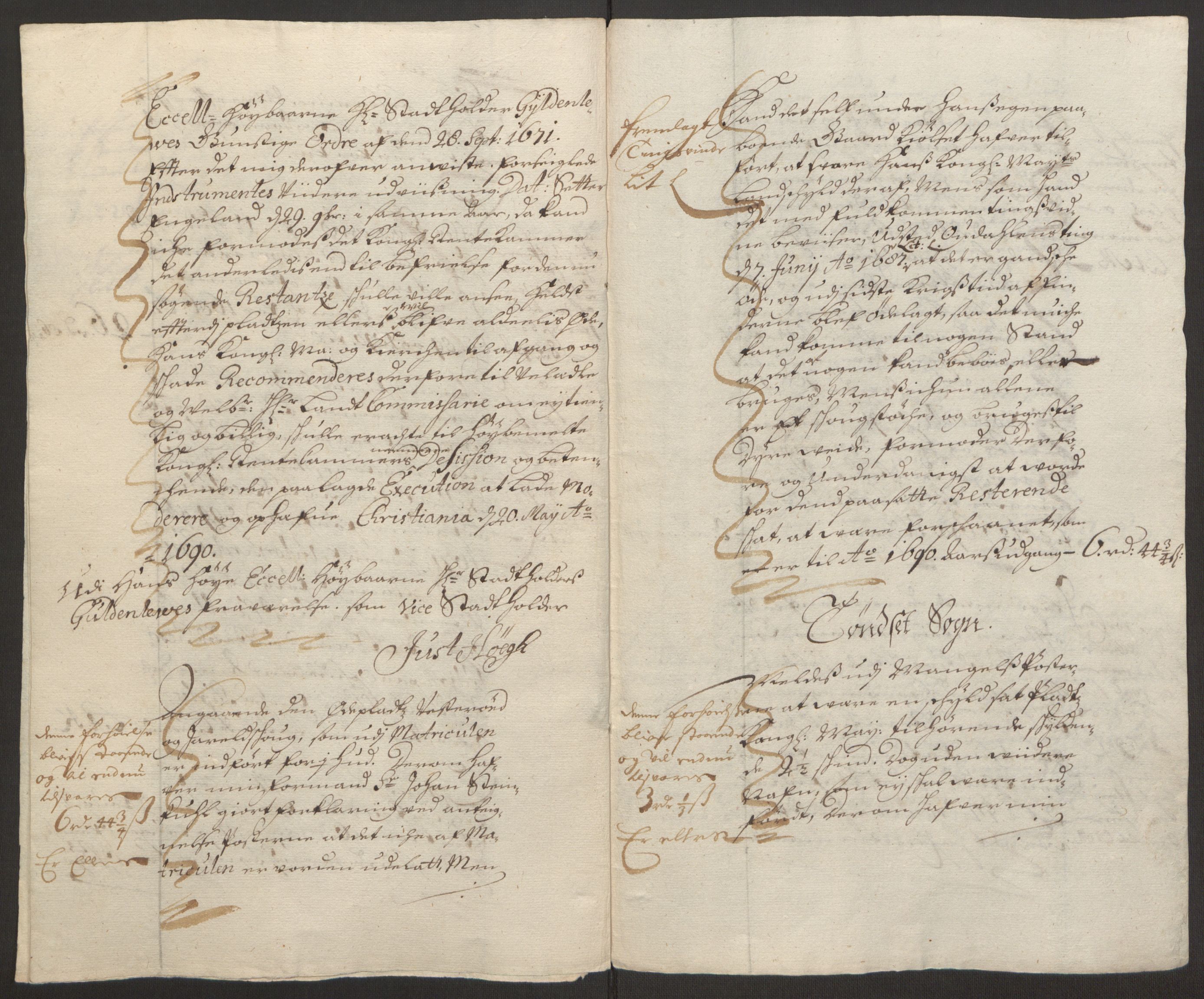 Rentekammeret inntil 1814, Reviderte regnskaper, Fogderegnskap, AV/RA-EA-4092/R13/L0830: Fogderegnskap Solør, Odal og Østerdal, 1692, p. 445