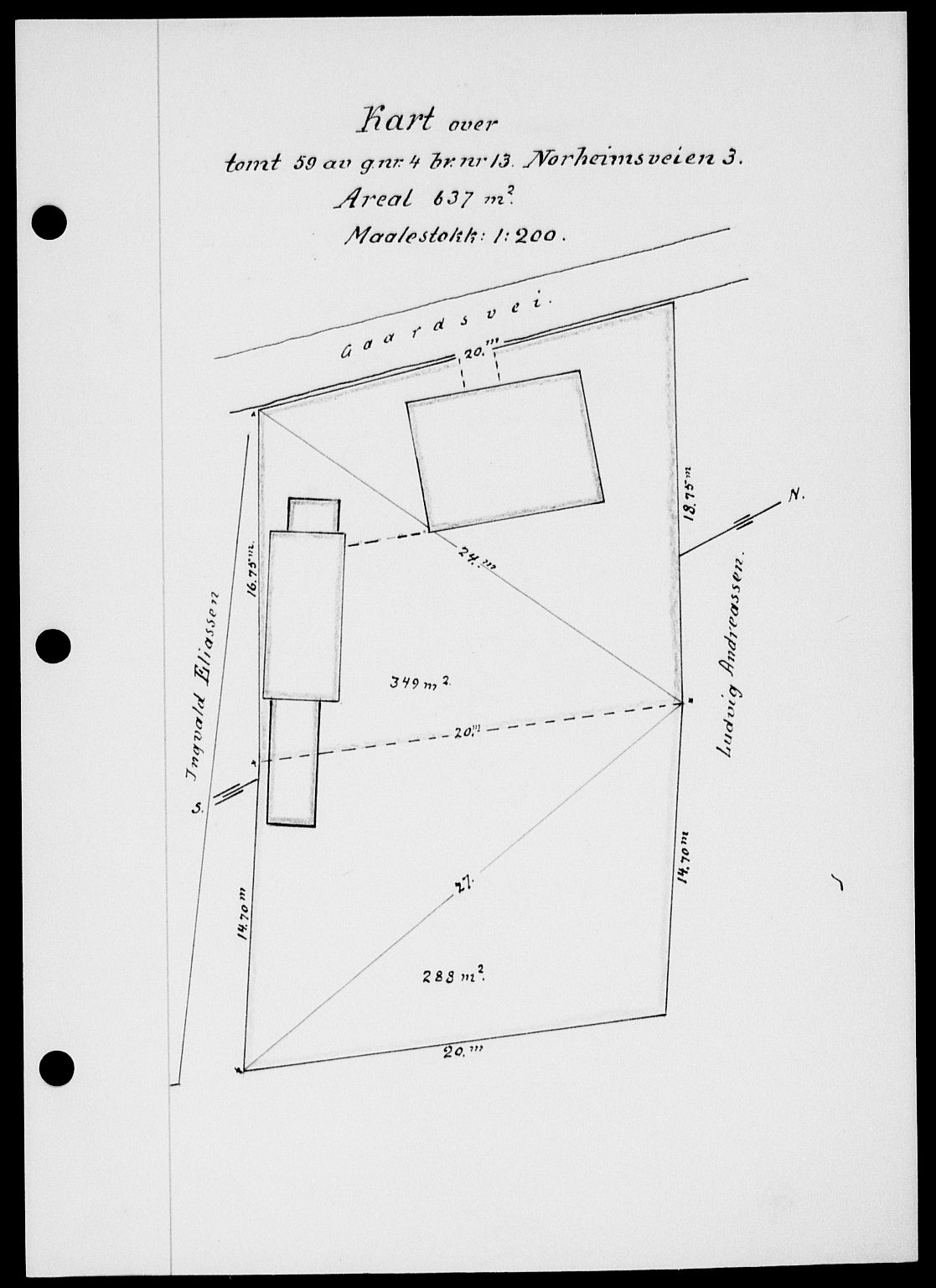 Onsøy sorenskriveri, SAO/A-10474/G/Ga/Gab/L0014: Mortgage book no. II A-14, 1944-1945, Diary no: : 159/1945