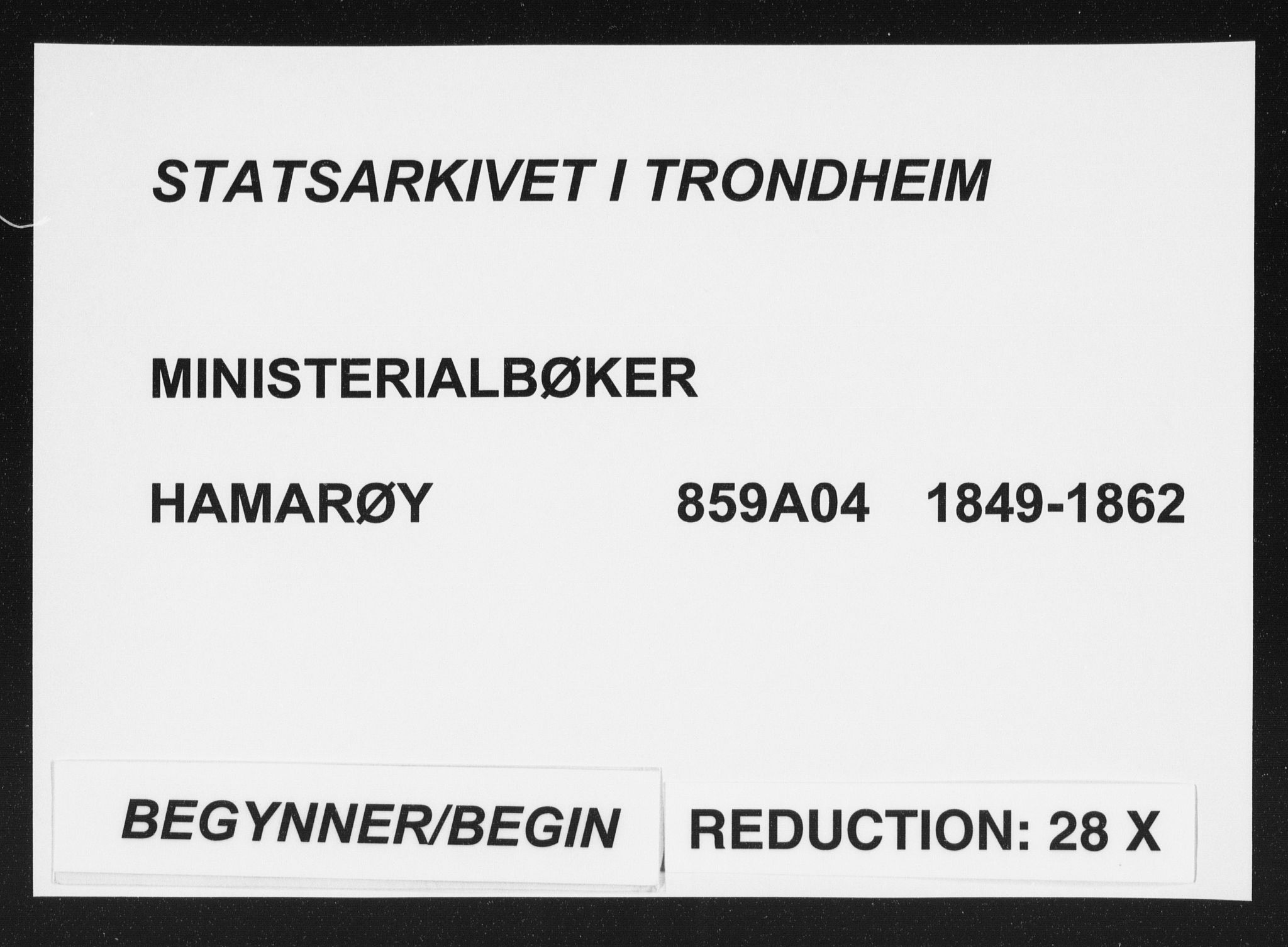 Ministerialprotokoller, klokkerbøker og fødselsregistre - Nordland, SAT/A-1459/859/L0844: Parish register (official) no. 859A04, 1849-1862
