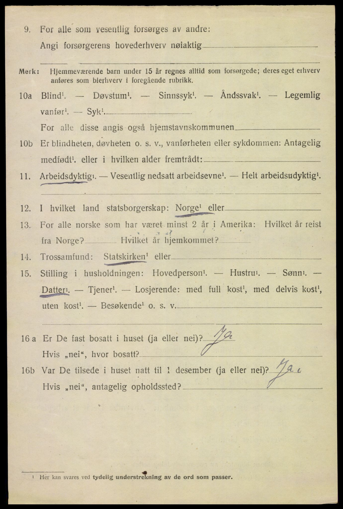 SAH, 1920 census for Nes (Hedmark), 1920, p. 2475