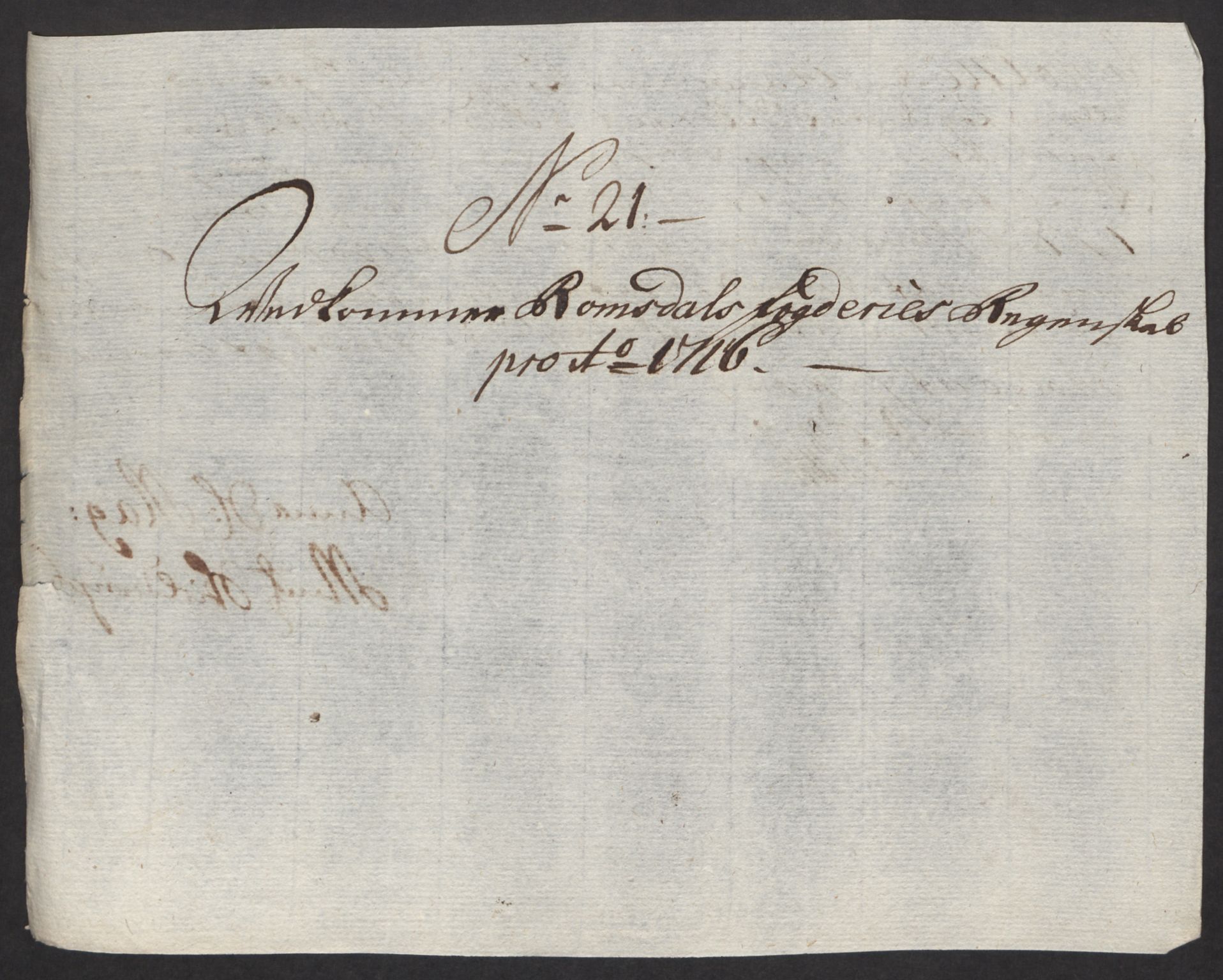 Rentekammeret inntil 1814, Reviderte regnskaper, Fogderegnskap, RA/EA-4092/R55/L3663: Fogderegnskap Romsdal, 1715-1716, p. 424
