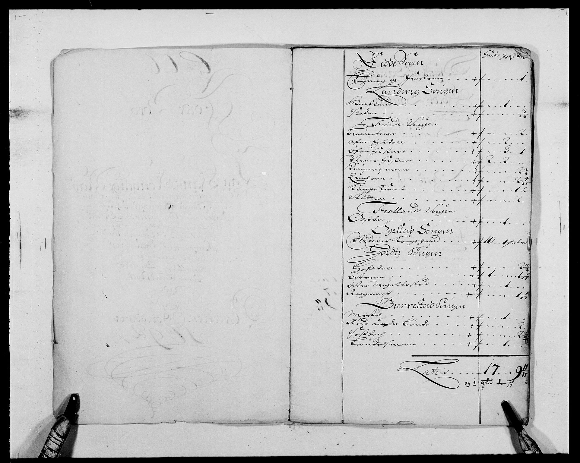 Rentekammeret inntil 1814, Reviderte regnskaper, Fogderegnskap, RA/EA-4092/R39/L2311: Fogderegnskap Nedenes, 1690-1692, p. 148