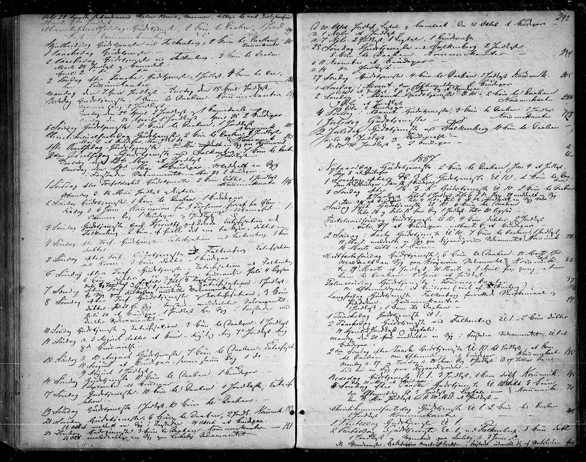 Glemmen prestekontor Kirkebøker, SAO/A-10908/F/Fa/L0007: Parish register (official) no. 7, 1853-1862, p. 292