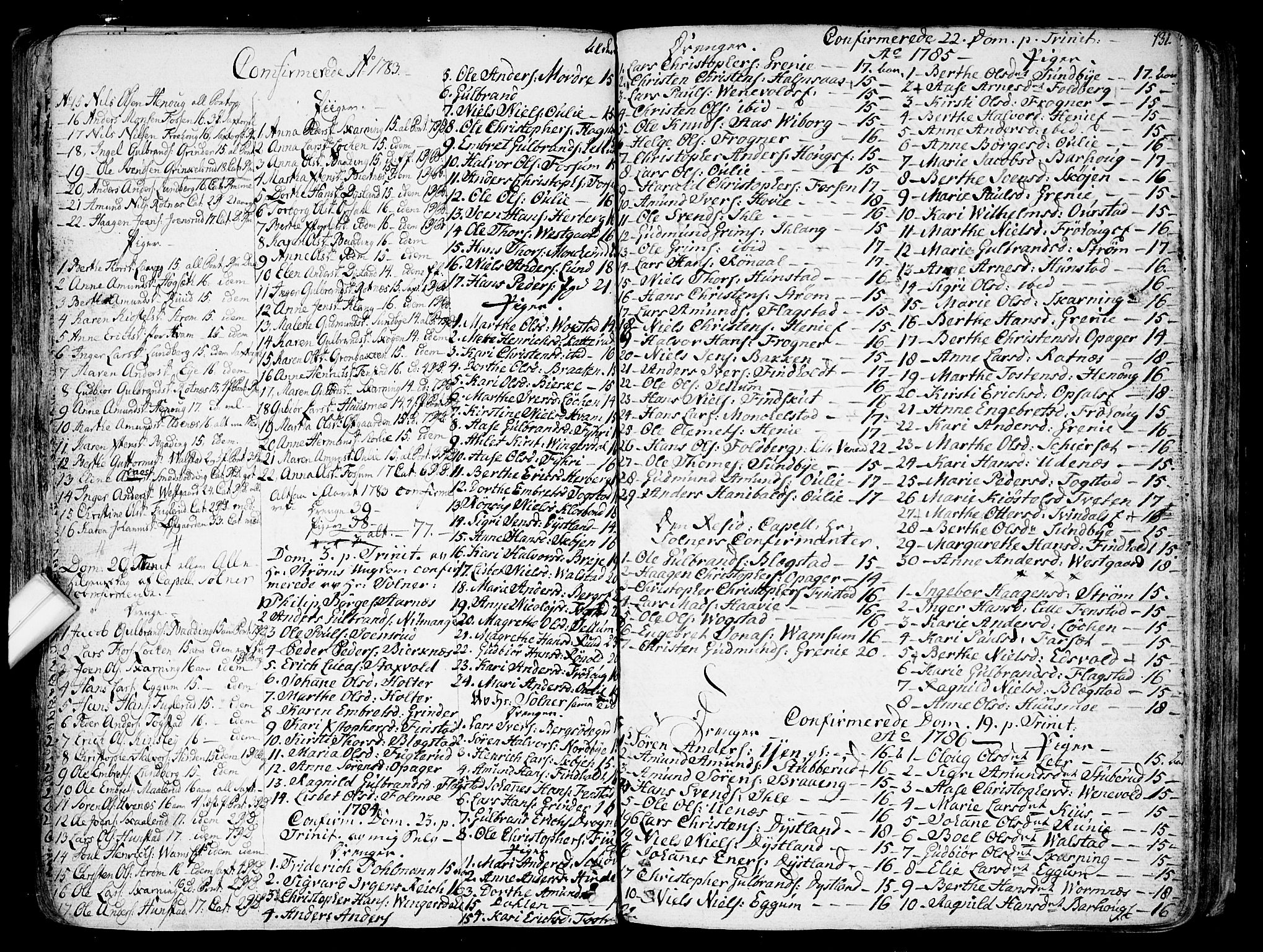 Nes prestekontor Kirkebøker, SAO/A-10410/F/Fa/L0004: Parish register (official) no. I 4, 1781-1816, p. 131