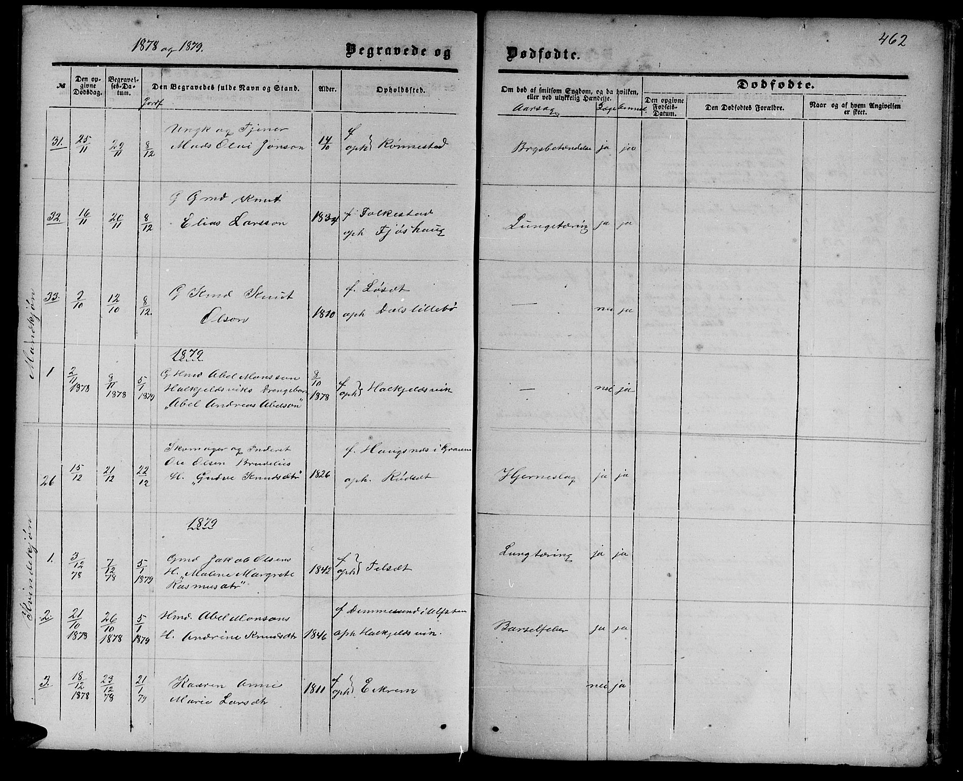 Ministerialprotokoller, klokkerbøker og fødselsregistre - Møre og Romsdal, AV/SAT-A-1454/511/L0157: Parish register (copy) no. 511C03, 1864-1884, p. 462