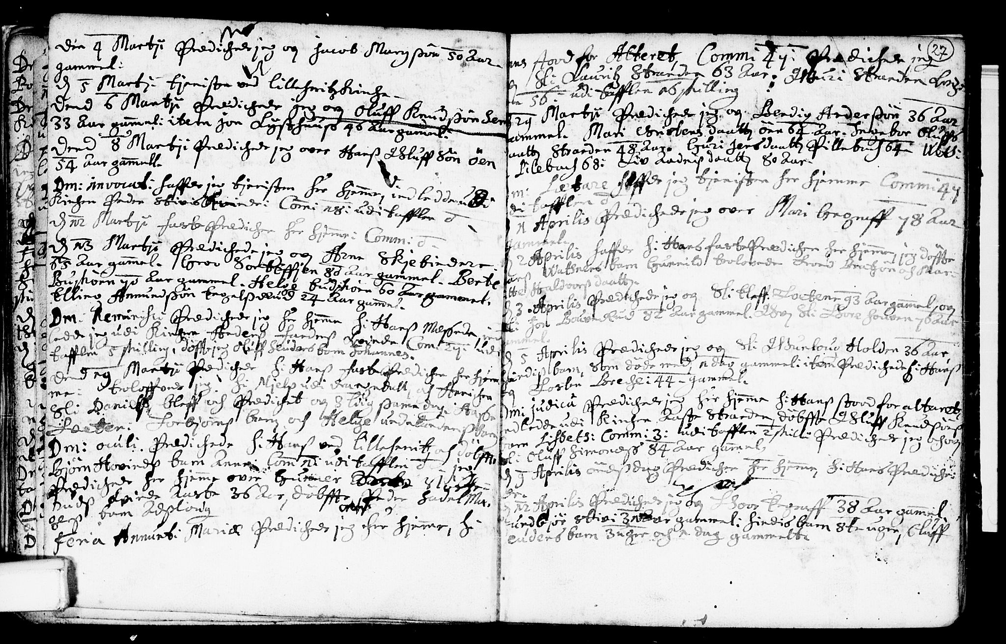 Heddal kirkebøker, SAKO/A-268/F/Fa/L0001: Parish register (official) no. I 1, 1648-1699, p. 27
