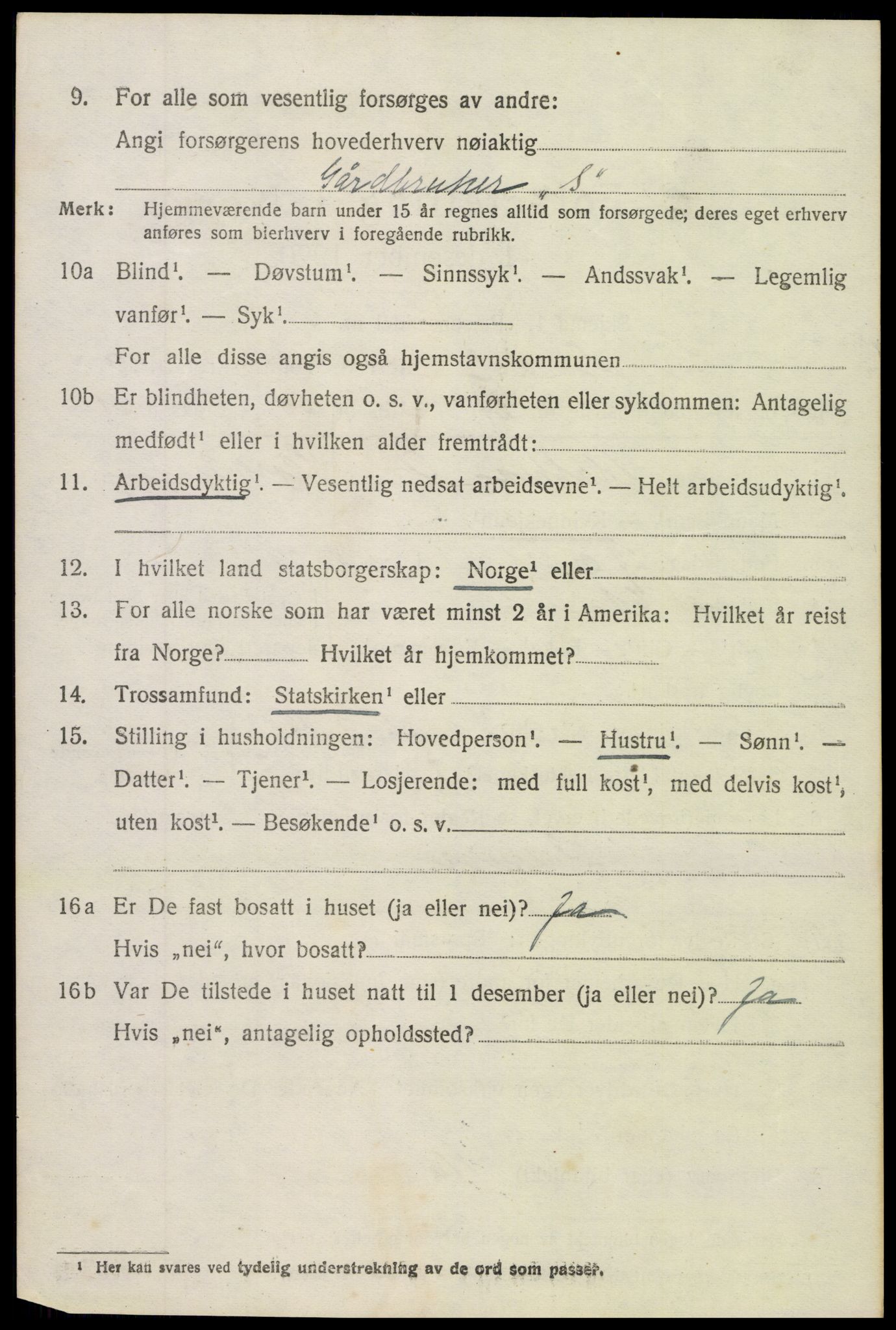 SAH, 1920 census for Sør-Aurdal, 1920, p. 5470