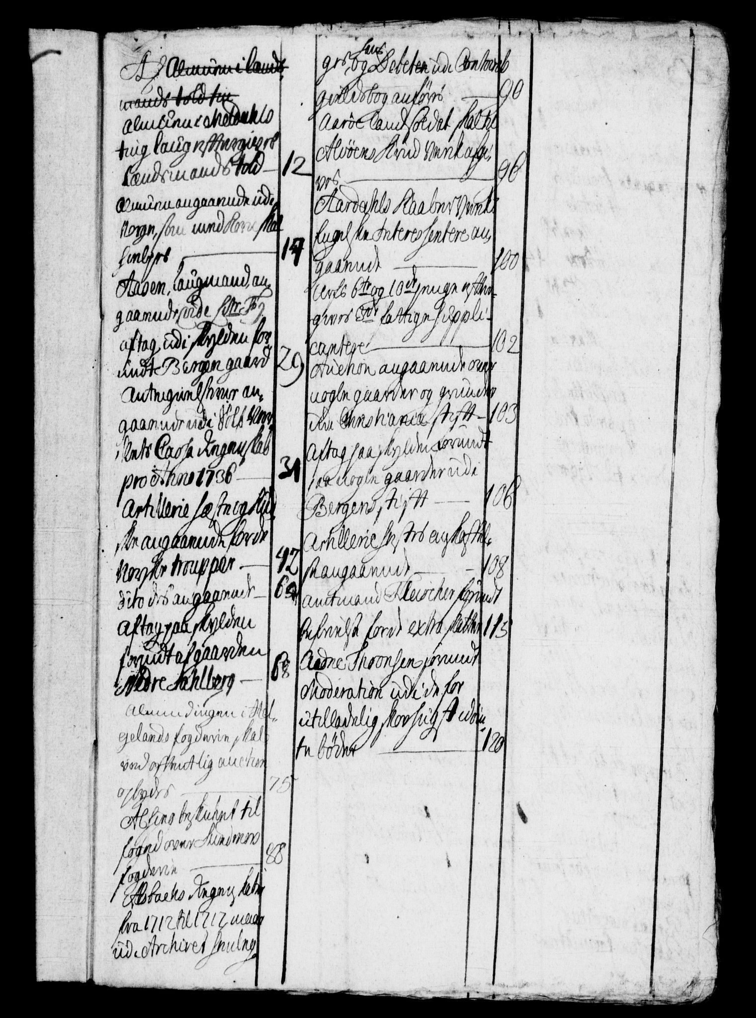 Rentekammeret, Kammerkanselliet, RA/EA-3111/G/Gf/Gfb/L0001: Register til norske relasjons- og resolusjonsprotokoller (merket RK 52.96), 1720-1749, p. 489