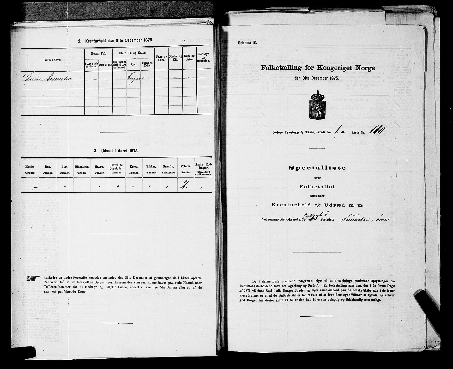 SAKO, 1875 census for 0722P Nøtterøy, 1875, p. 331