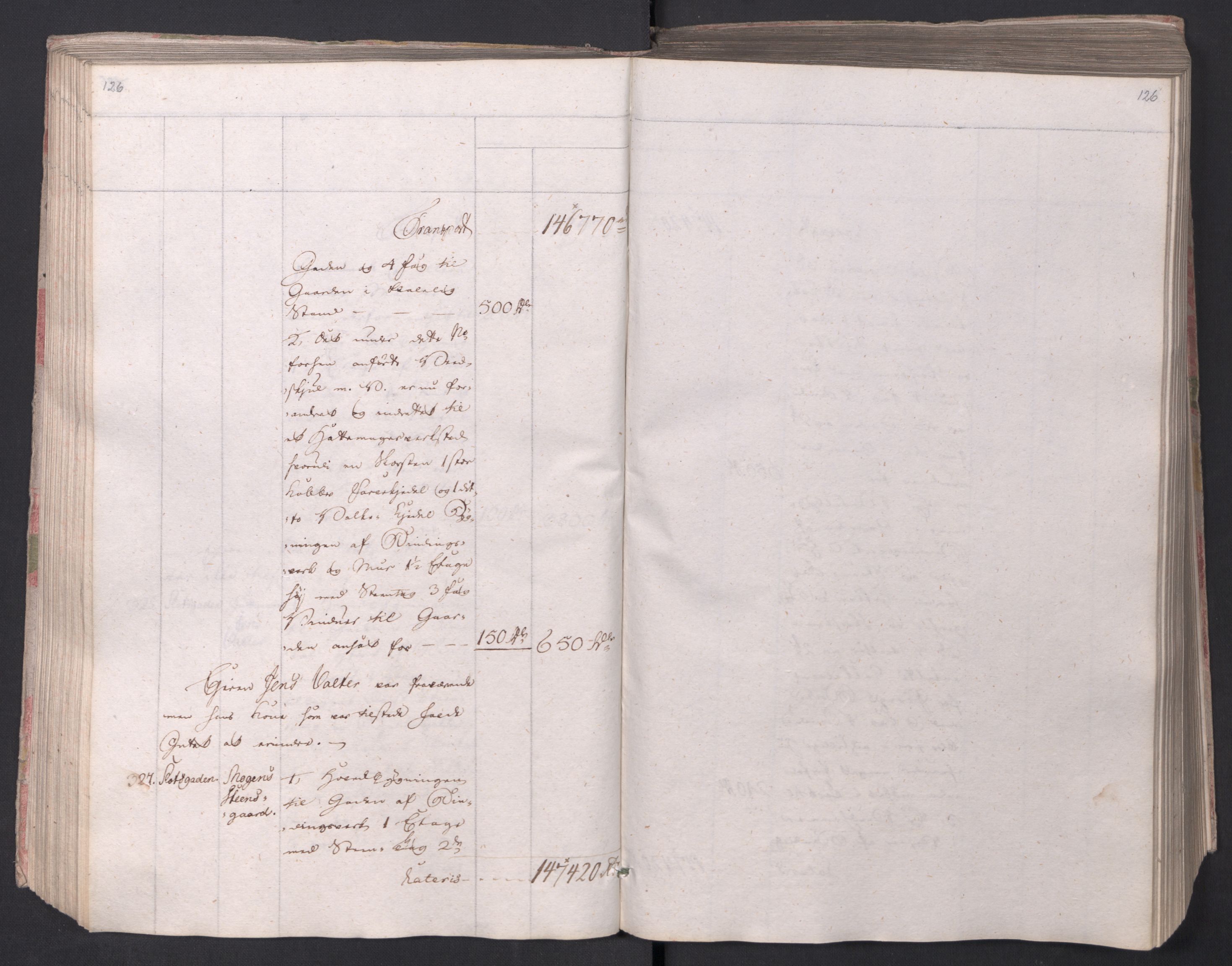 Kristiania stiftamt, AV/SAO-A-10386/I/Ia/L0015: Branntakster, 1797, p. 126