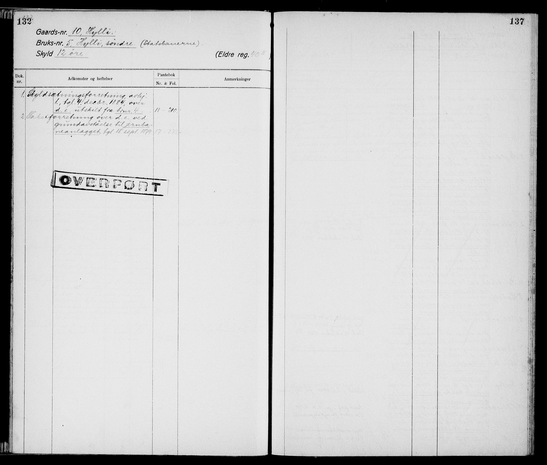 Moss sorenskriveri, AV/SAO-A-10168: Mortgage register no. VI 1, 1785-1953, p. 132