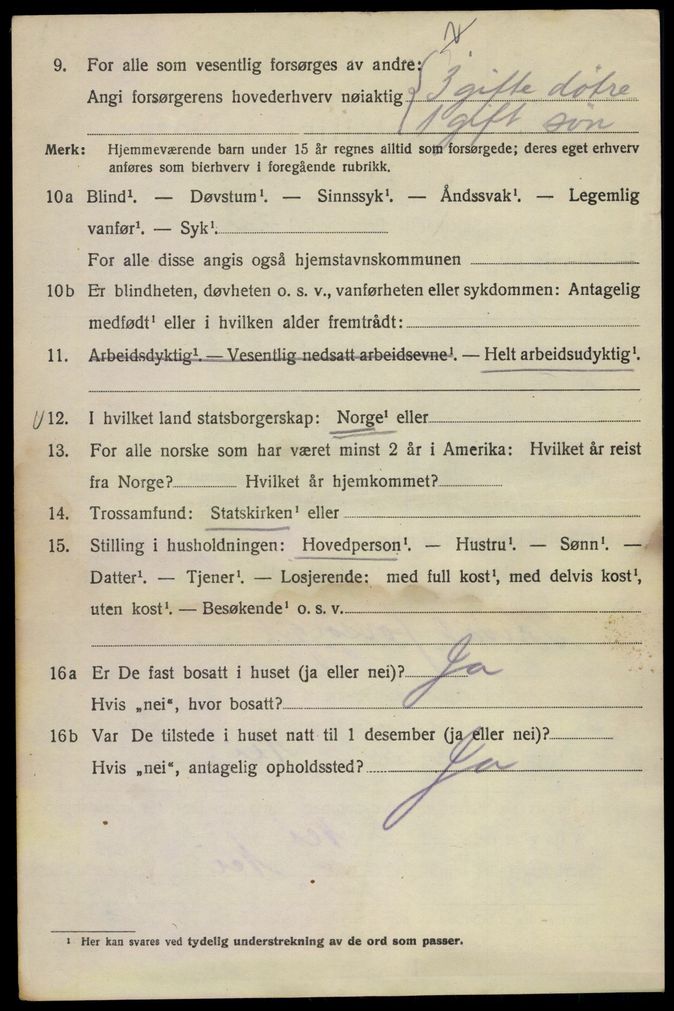 SAO, 1920 census for Kristiania, 1920, p. 366574