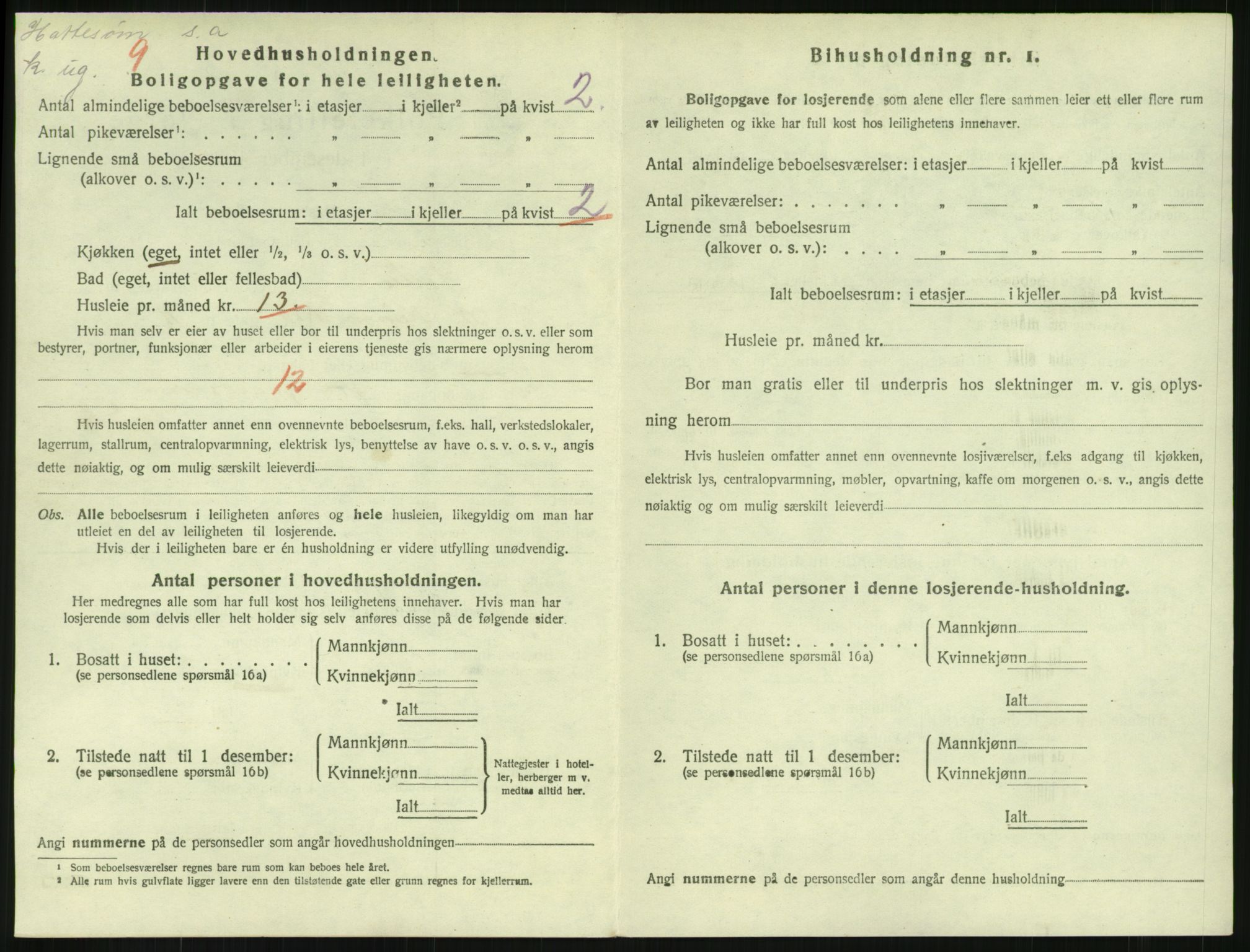 SAKO, 1920 census for Horten, 1920, p. 4544