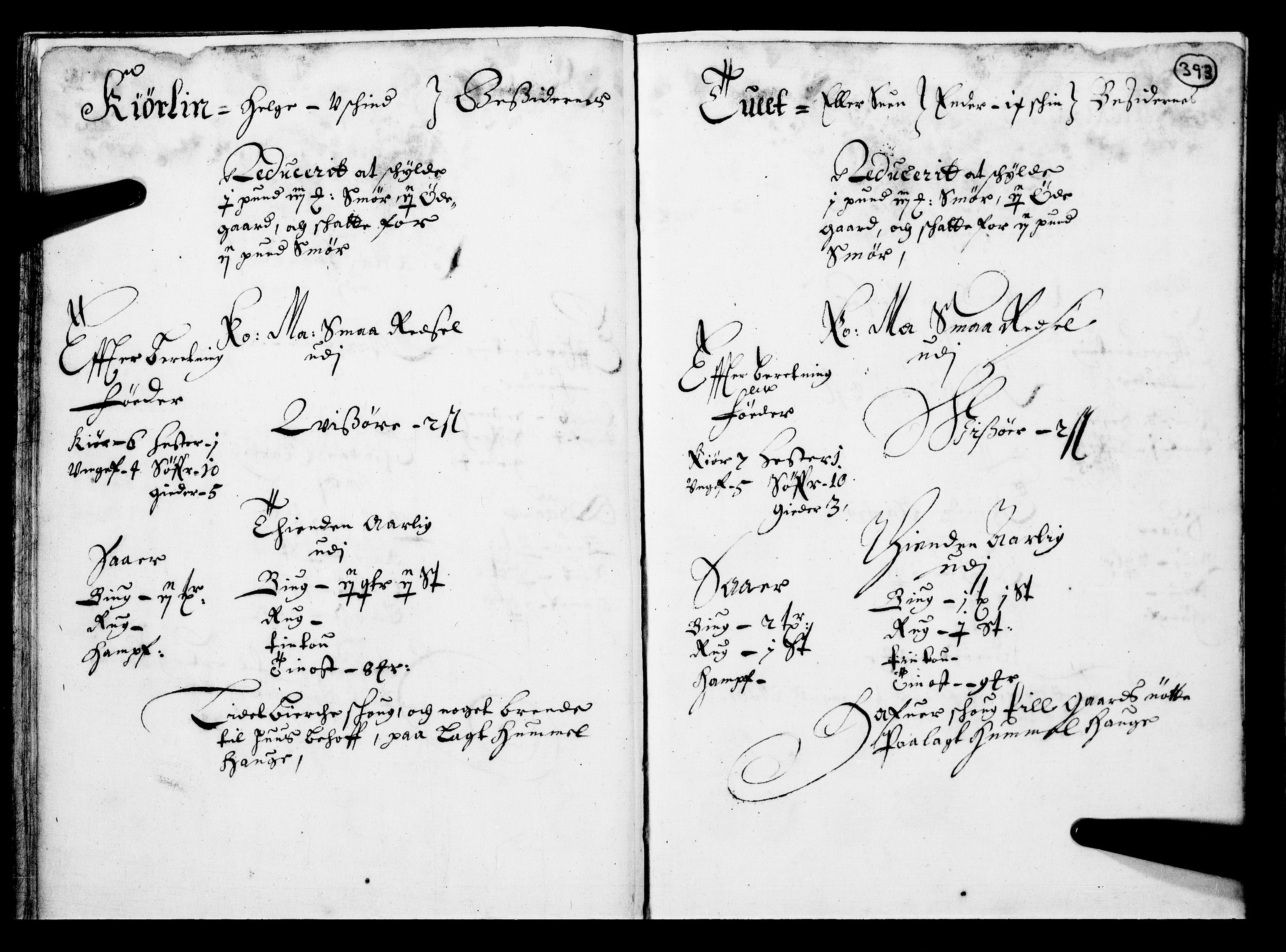 Rentekammeret inntil 1814, Realistisk ordnet avdeling, AV/RA-EA-4070/N/Nb/Nba/L0017: Hadeland og Valdres fogderi, 2. del, 1669, p. 392b-393a