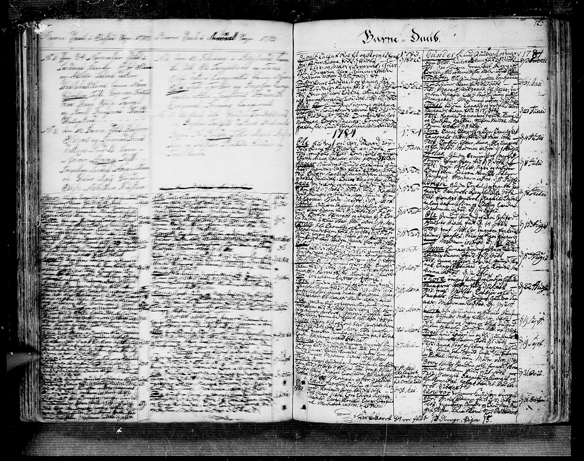 Bygland sokneprestkontor, SAK/1111-0006/F/Fa/Fab/L0002: Parish register (official) no. A 2, 1766-1816, p. 123