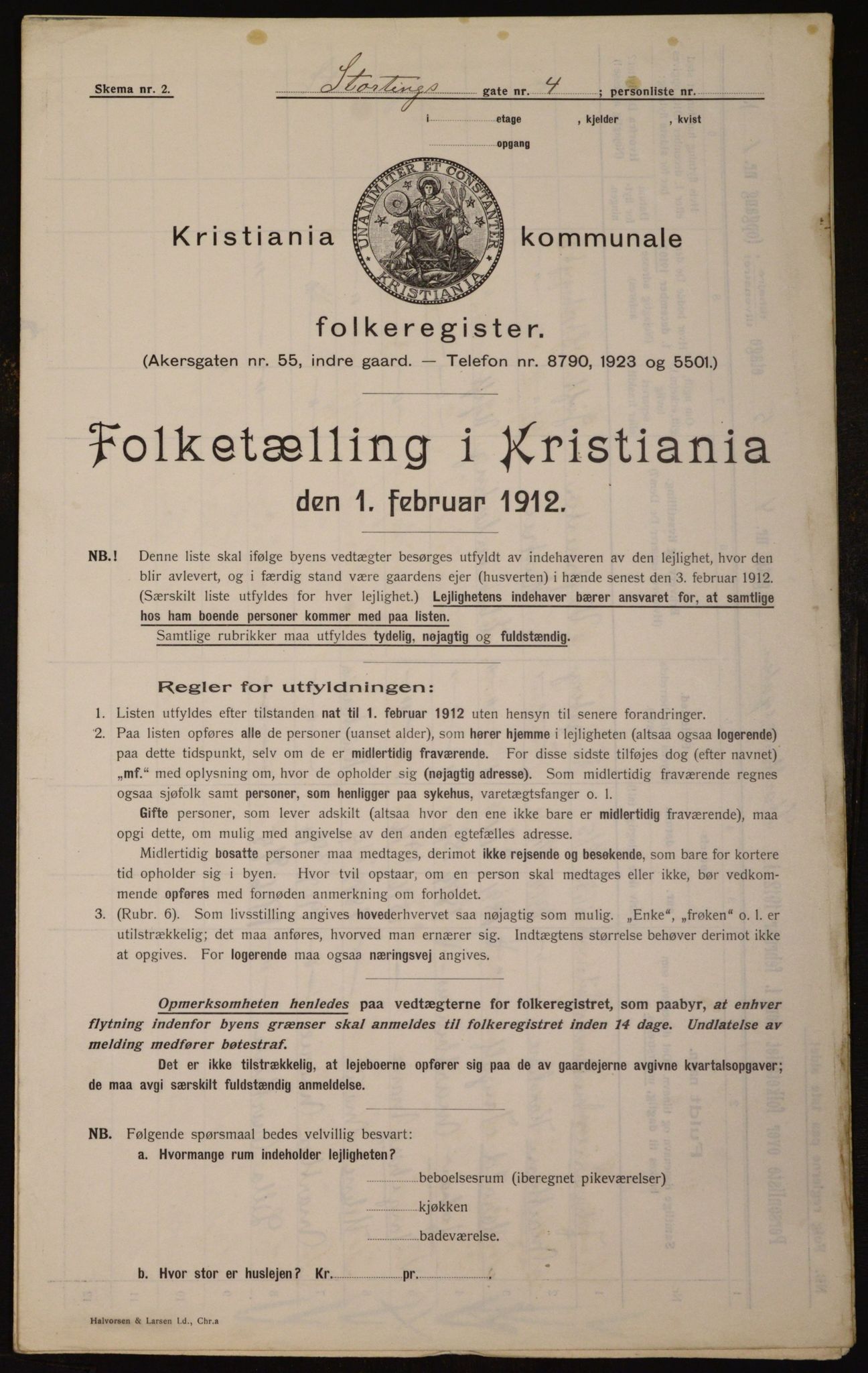 OBA, Municipal Census 1912 for Kristiania, 1912, p. 103579