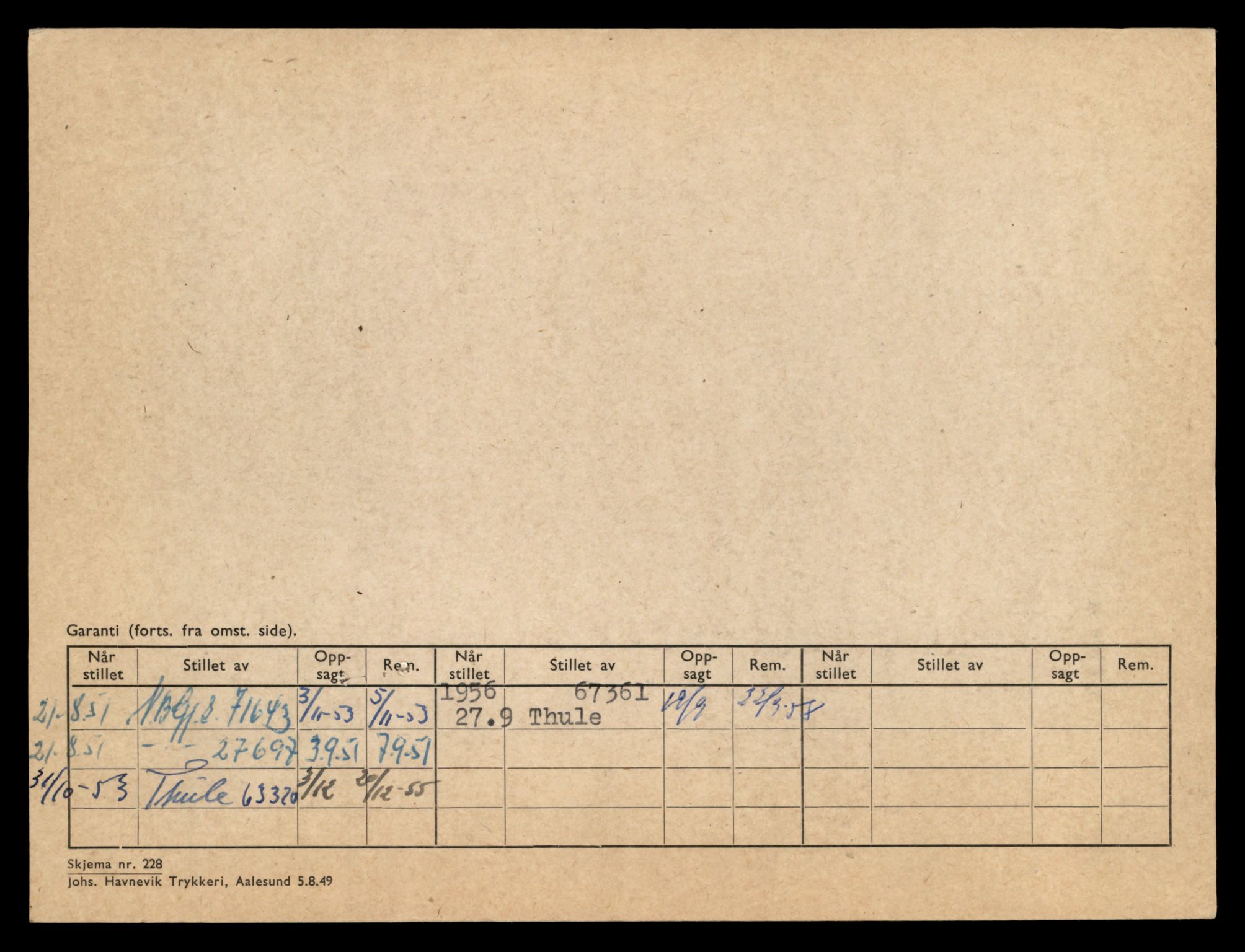 Møre og Romsdal vegkontor - Ålesund trafikkstasjon, AV/SAT-A-4099/F/Fe/L0037: Registreringskort for kjøretøy T 13031 - T 13179, 1927-1998, p. 284