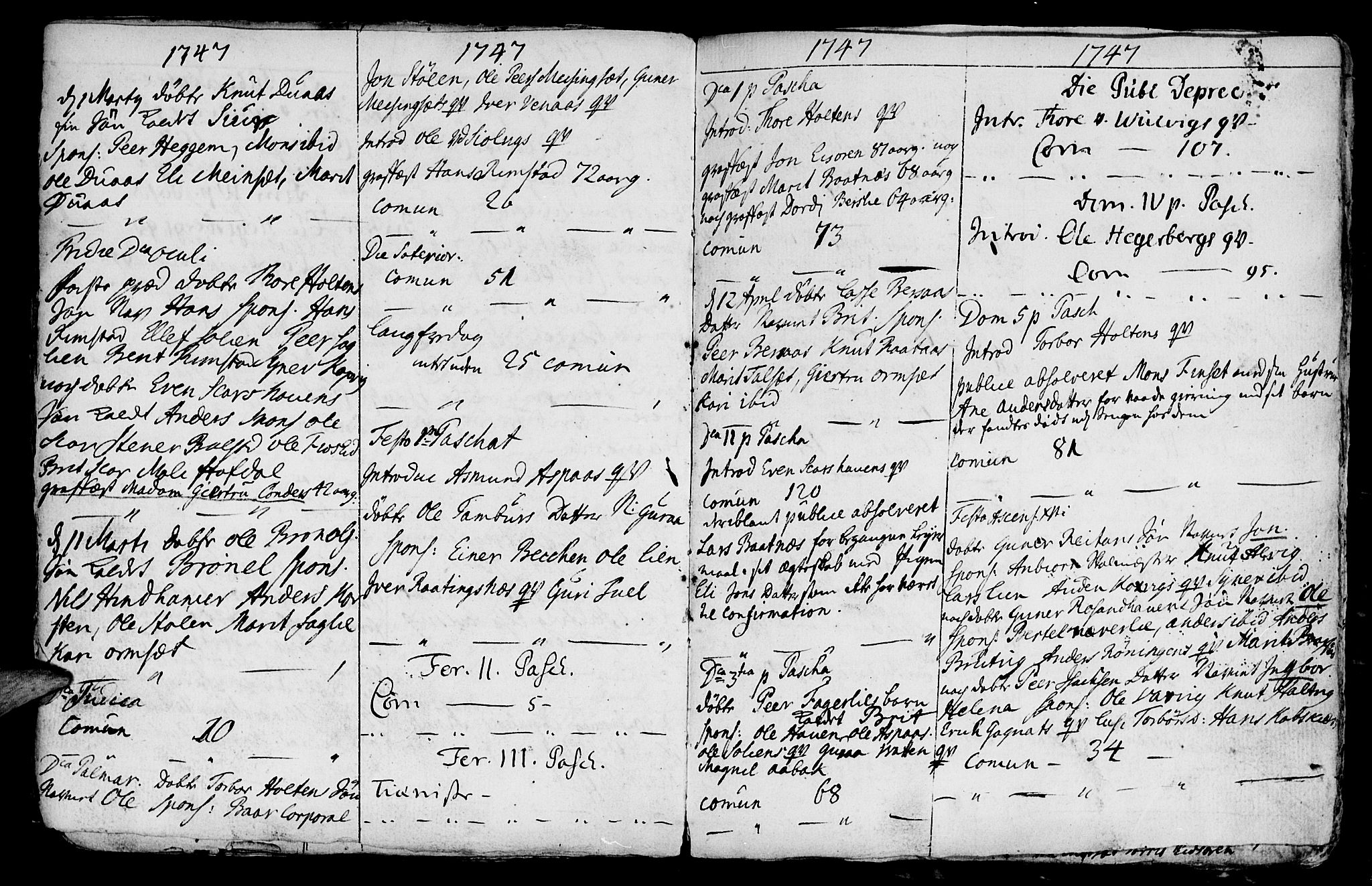 Ministerialprotokoller, klokkerbøker og fødselsregistre - Møre og Romsdal, AV/SAT-A-1454/586/L0978: Parish register (official) no. 586A04, 1732-1751