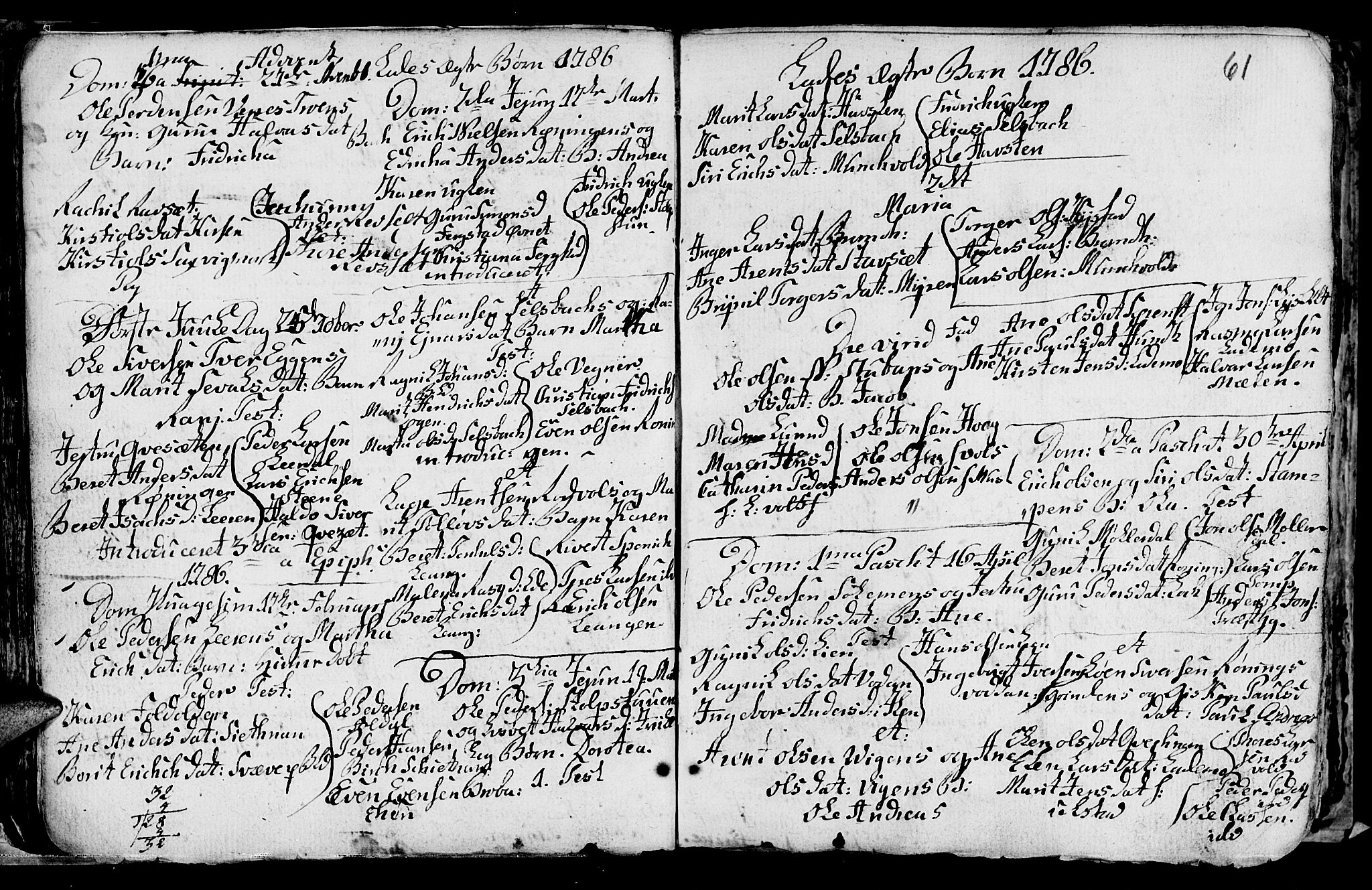 Ministerialprotokoller, klokkerbøker og fødselsregistre - Sør-Trøndelag, SAT/A-1456/606/L0305: Parish register (copy) no. 606C01, 1757-1819, p. 61