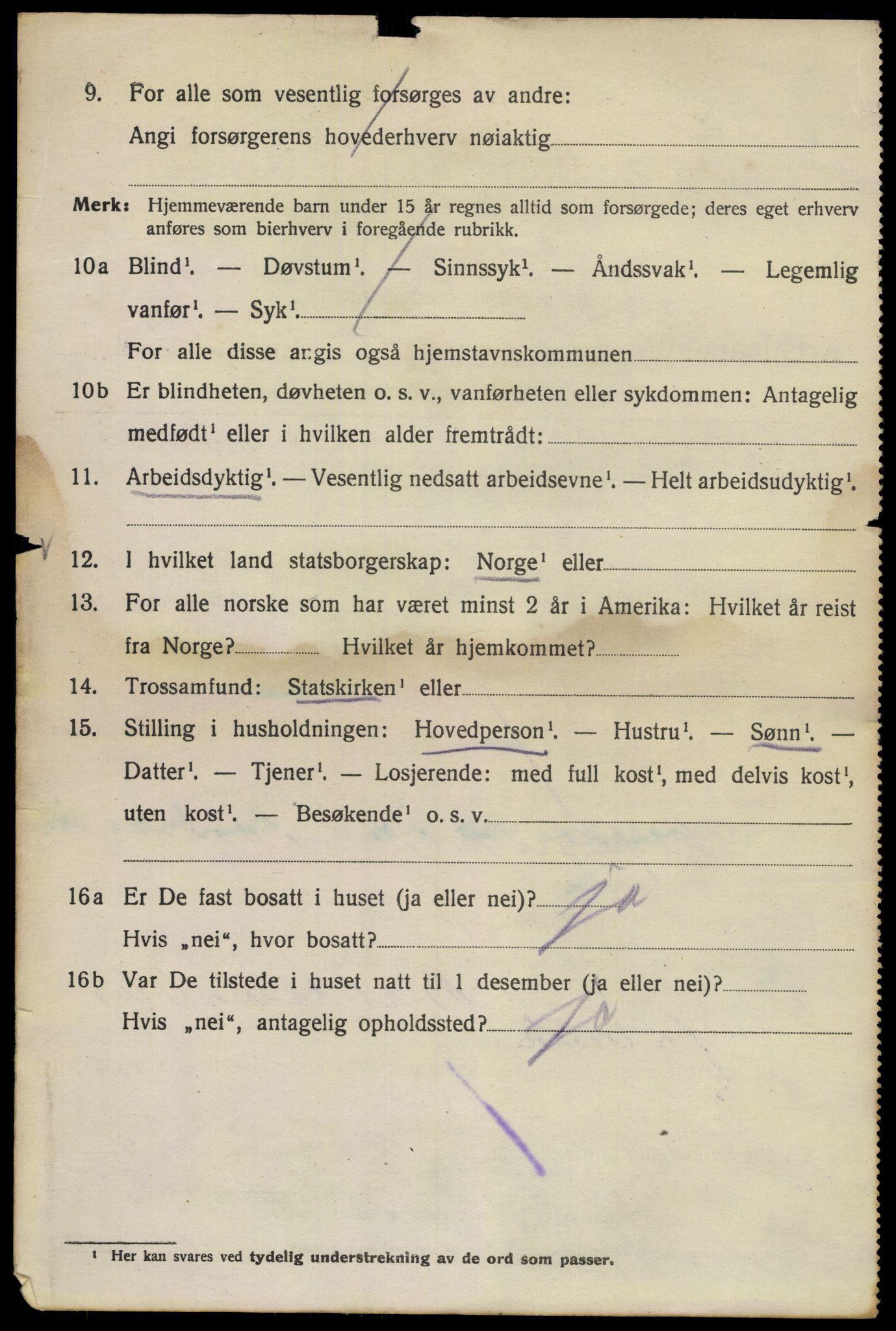 SAO, 1920 census for Kristiania, 1920, p. 511384