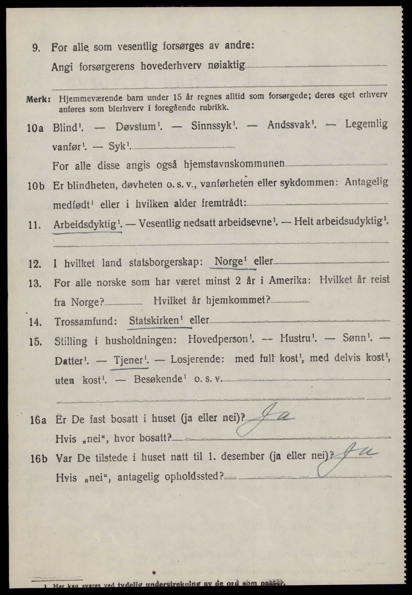SAT, 1920 census for Sykkylven, 1920, p. 2718