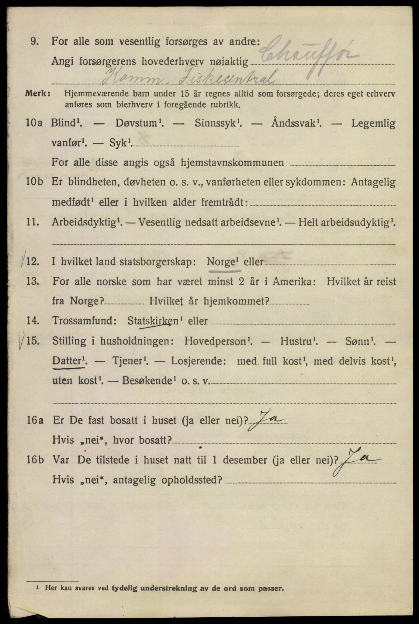 SAO, 1920 census for Kristiania, 1920, p. 253896