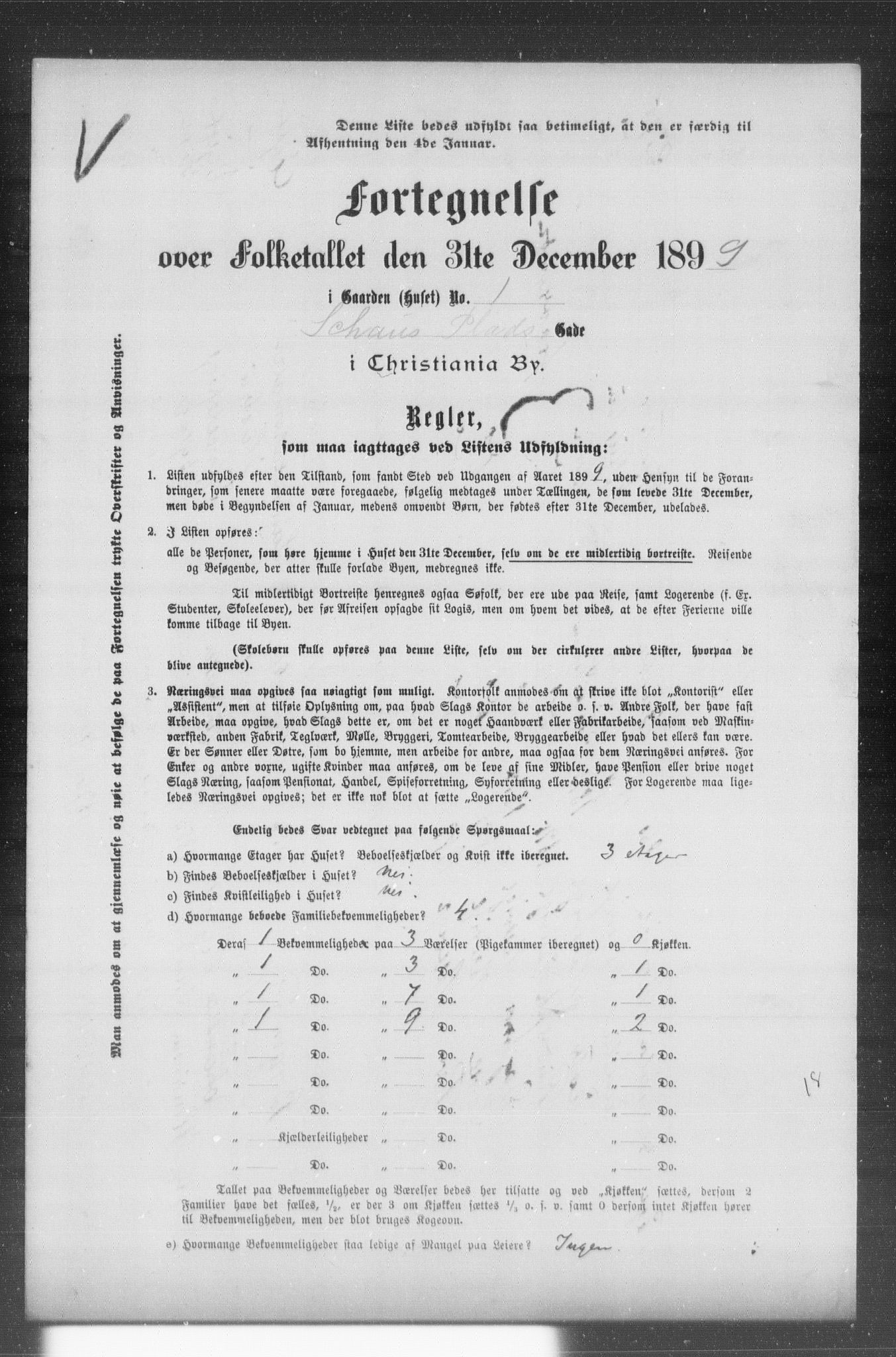 OBA, Municipal Census 1899 for Kristiania, 1899, p. 11877