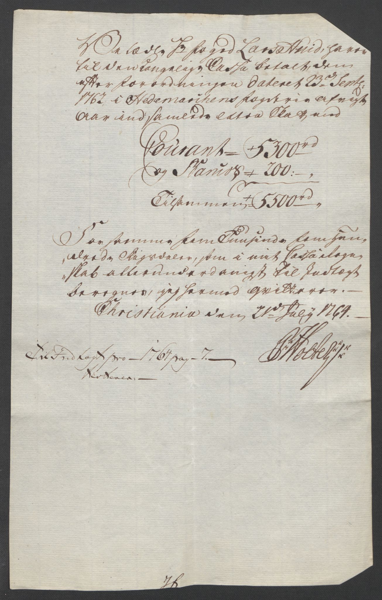 Rentekammeret inntil 1814, Reviderte regnskaper, Fogderegnskap, AV/RA-EA-4092/R16/L1147: Ekstraskatten Hedmark, 1763-1764, p. 91