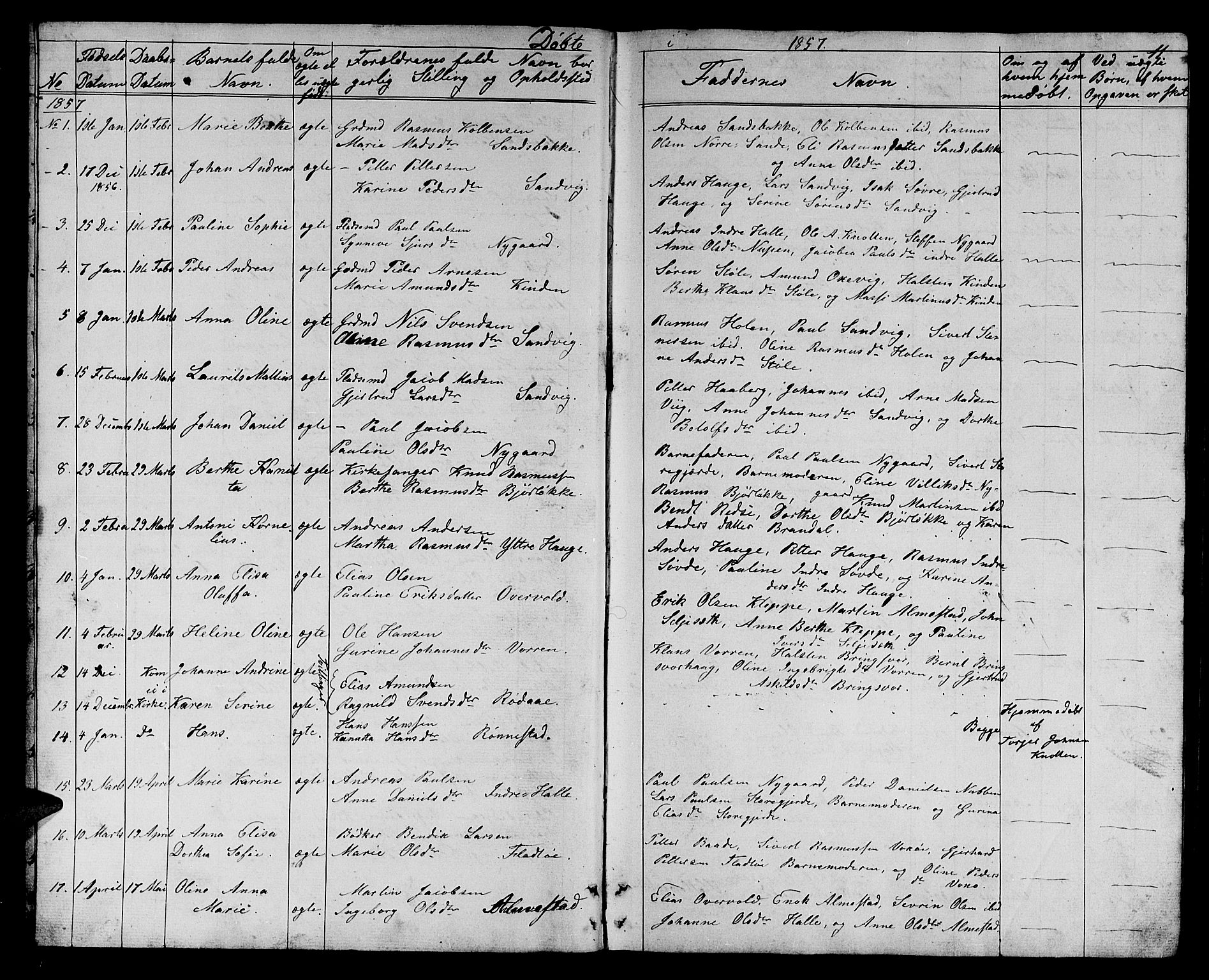 Ministerialprotokoller, klokkerbøker og fødselsregistre - Møre og Romsdal, AV/SAT-A-1454/503/L0047: Parish register (copy) no. 503C02, 1854-1884, p. 11