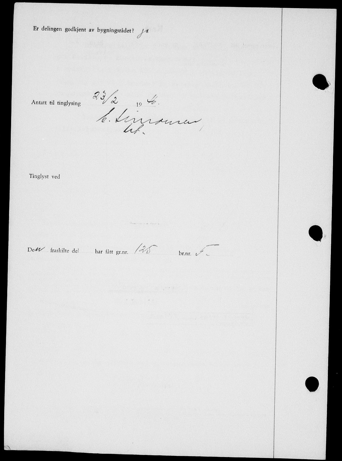 Onsøy sorenskriveri, SAO/A-10474/G/Ga/Gab/L0015: Mortgage book no. II A-15, 1945-1946, Diary no: : 380/1946