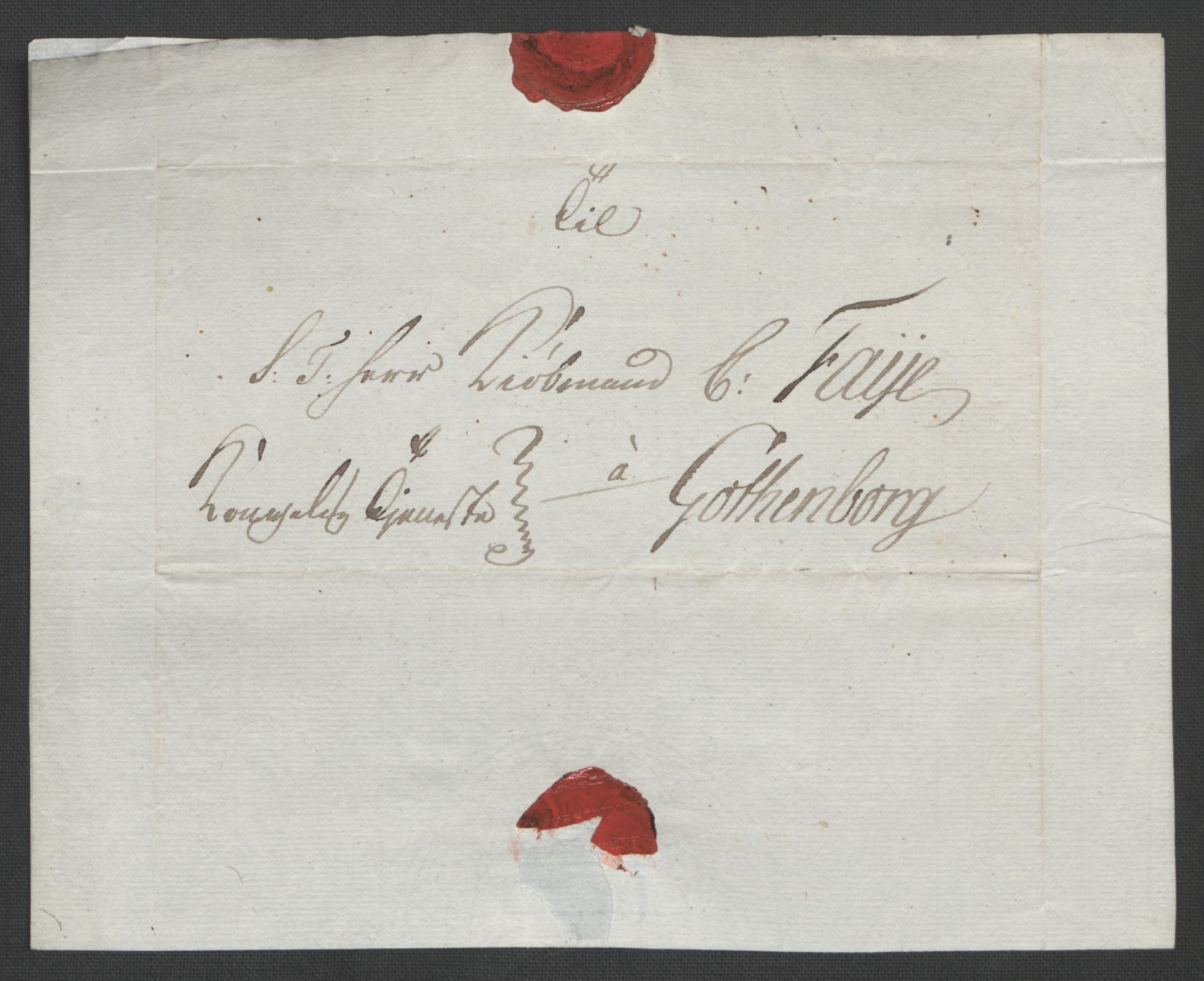 Faye, Andreas, AV/RA-PA-0015/F/Fh/L0033/0001: -- / Om provideringen 1809, Chr. Fayes papirer, p. 49