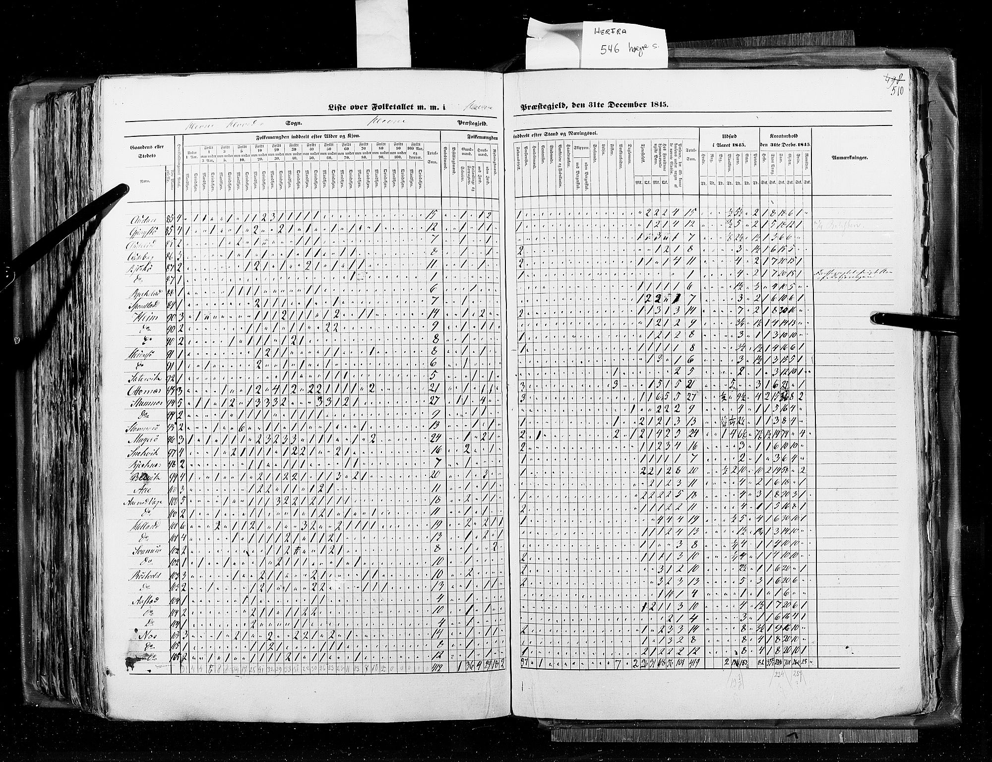 RA, Census 1845, vol. 8: Romsdal amt og Søndre Trondhjems amt, 1845, p. 510