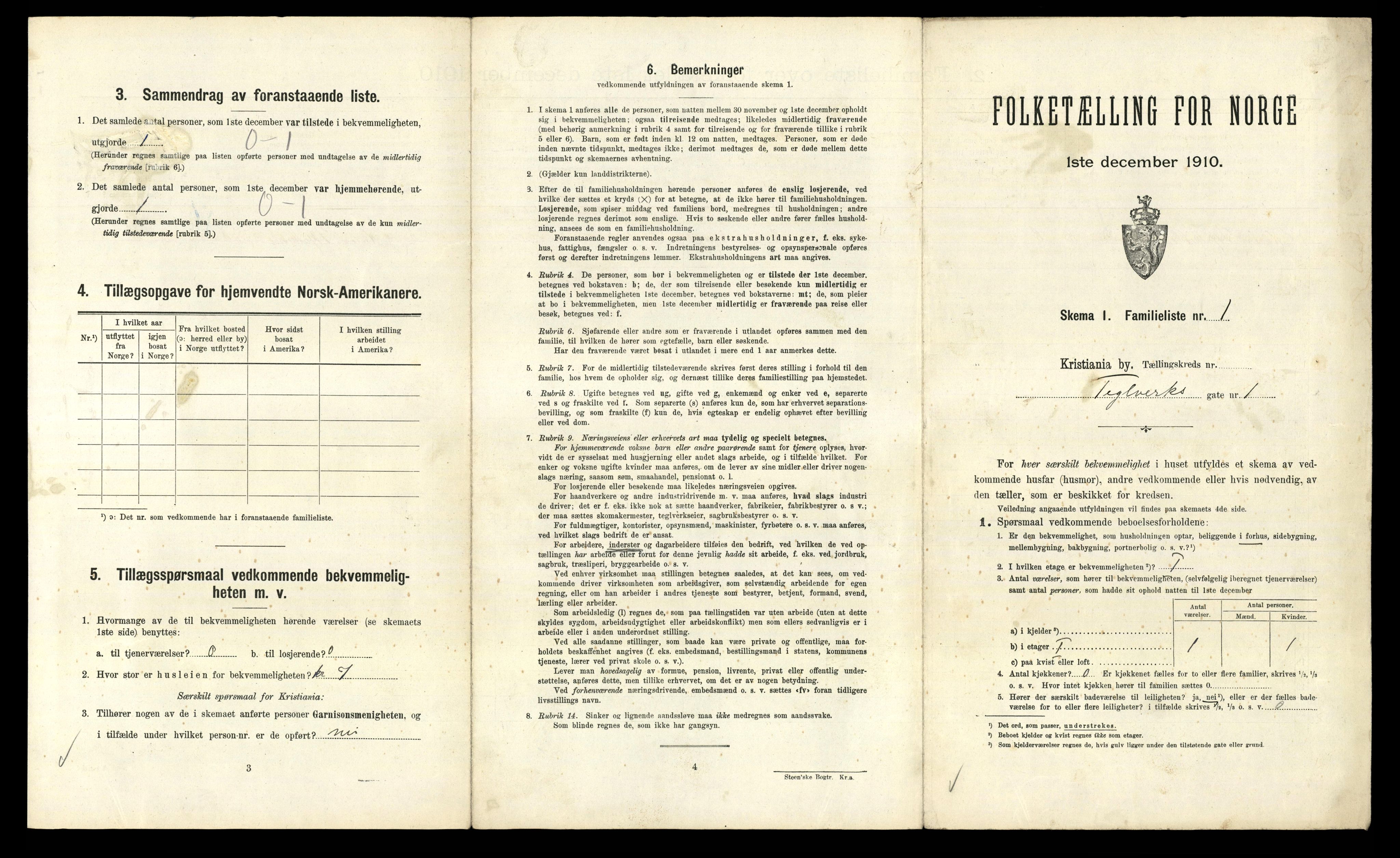 RA, 1910 census for Kristiania, 1910, p. 103201