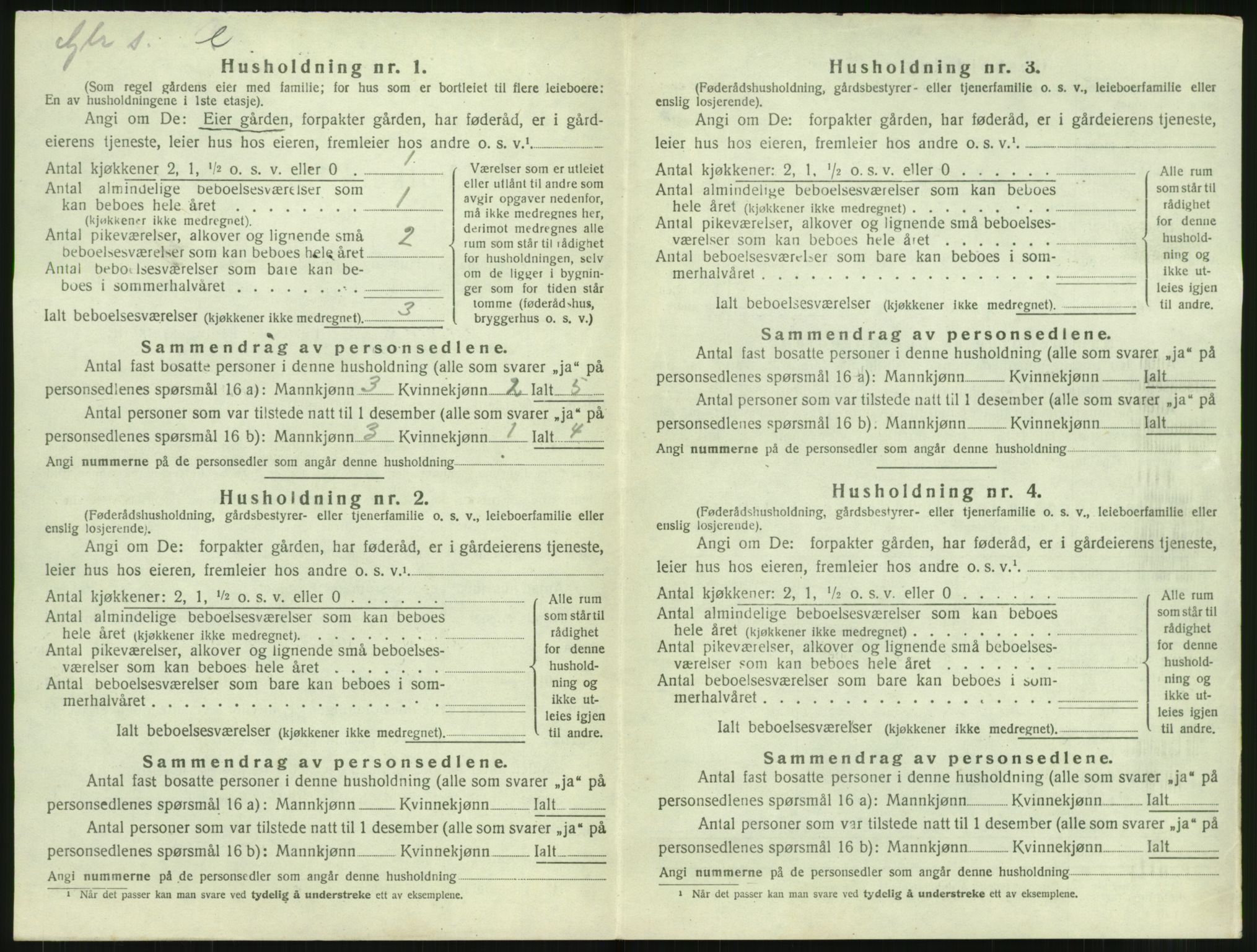 SAT, 1920 census for Borge, 1920, p. 286