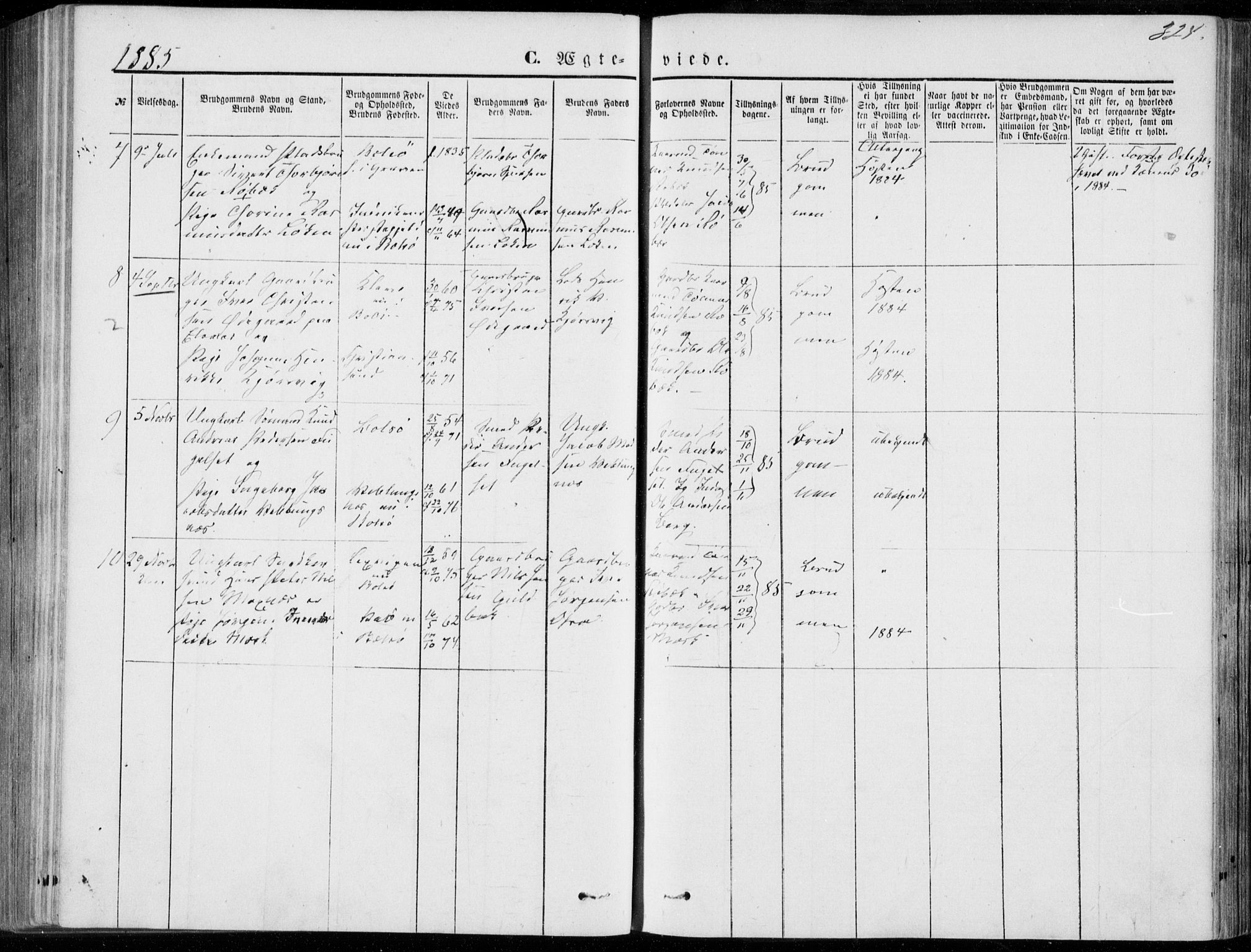 Ministerialprotokoller, klokkerbøker og fødselsregistre - Møre og Romsdal, AV/SAT-A-1454/555/L0655: Parish register (official) no. 555A05, 1869-1886, p. 324