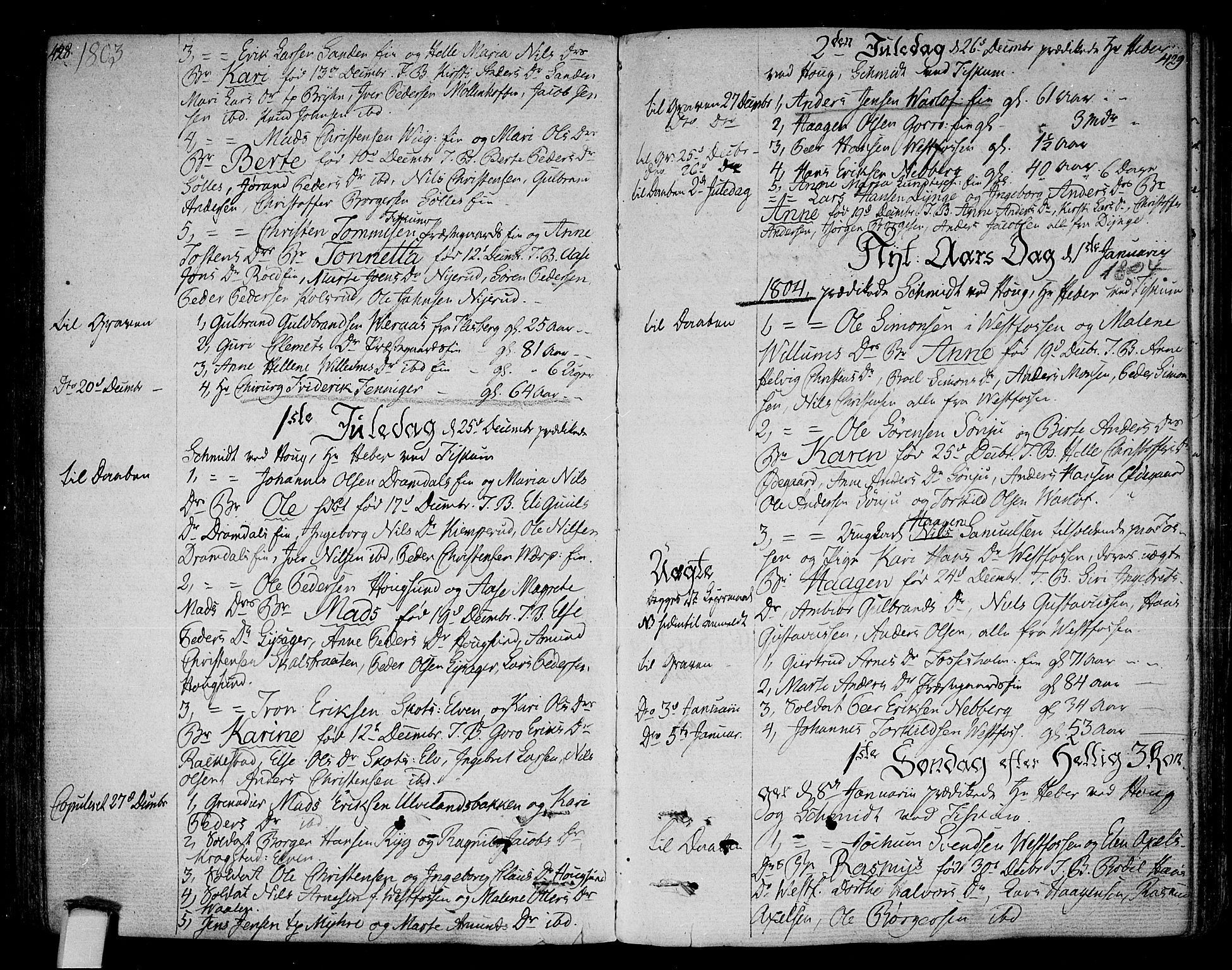 Eiker kirkebøker, SAKO/A-4/F/Fa/L0009: Parish register (official) no. I 9, 1789-1806, p. 428-429