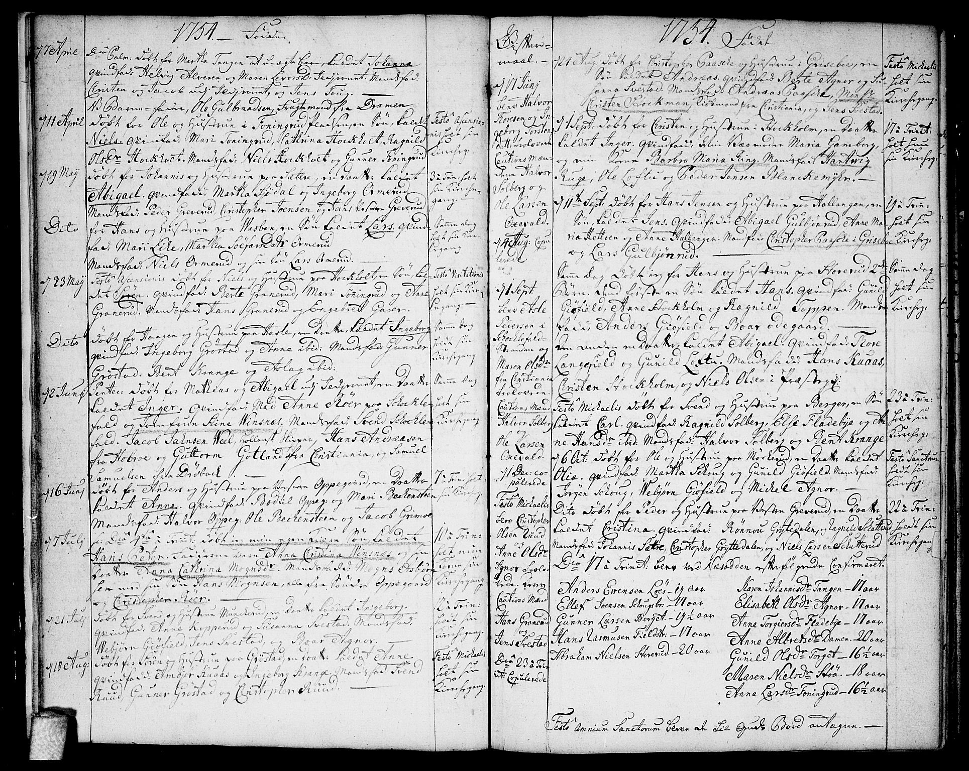 Nesodden prestekontor Kirkebøker, AV/SAO-A-10013/F/Fa/L0002: Parish register (official) no. I 2, 1750-1768, p. 13