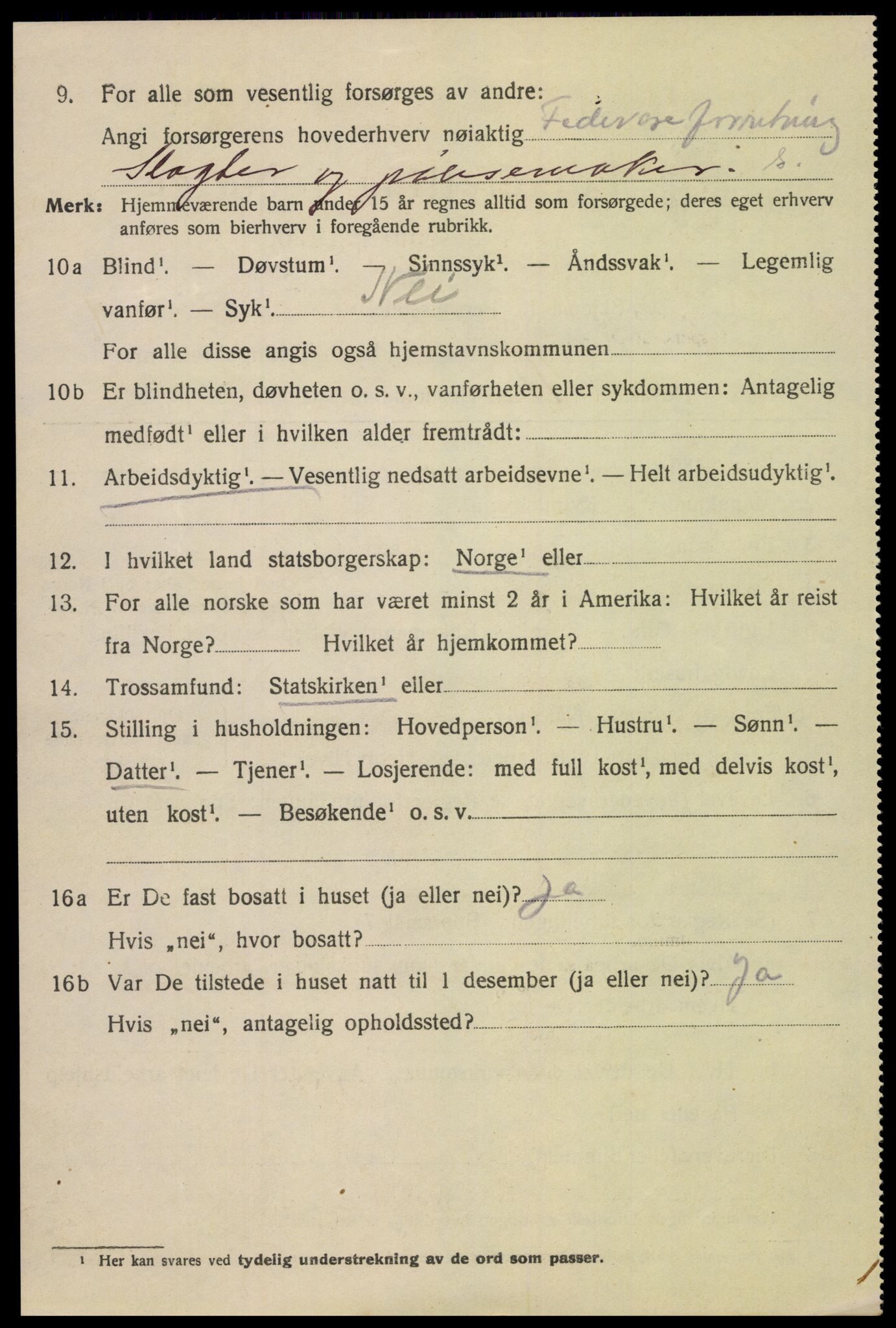 SAH, 1920 census for Gjøvik, 1920, p. 2789