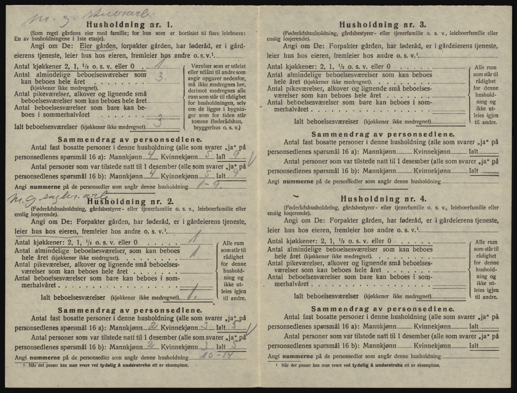 SAO, 1920 census for Glemmen, 1920, p. 556