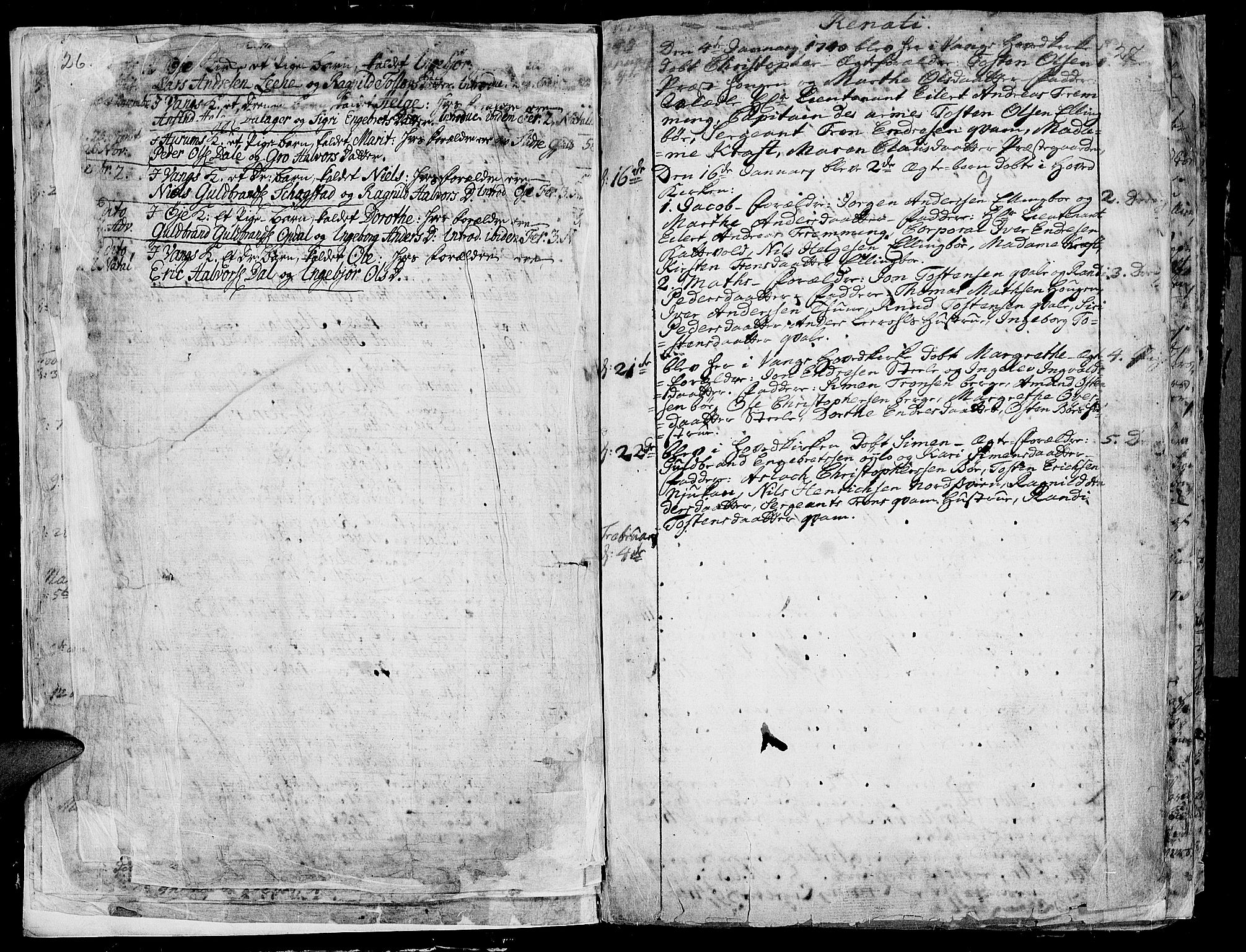 Vang prestekontor, Valdres, AV/SAH-PREST-140/H/Ha/L0001: Parish register (official) no. 1, 1730-1796, p. 26-27