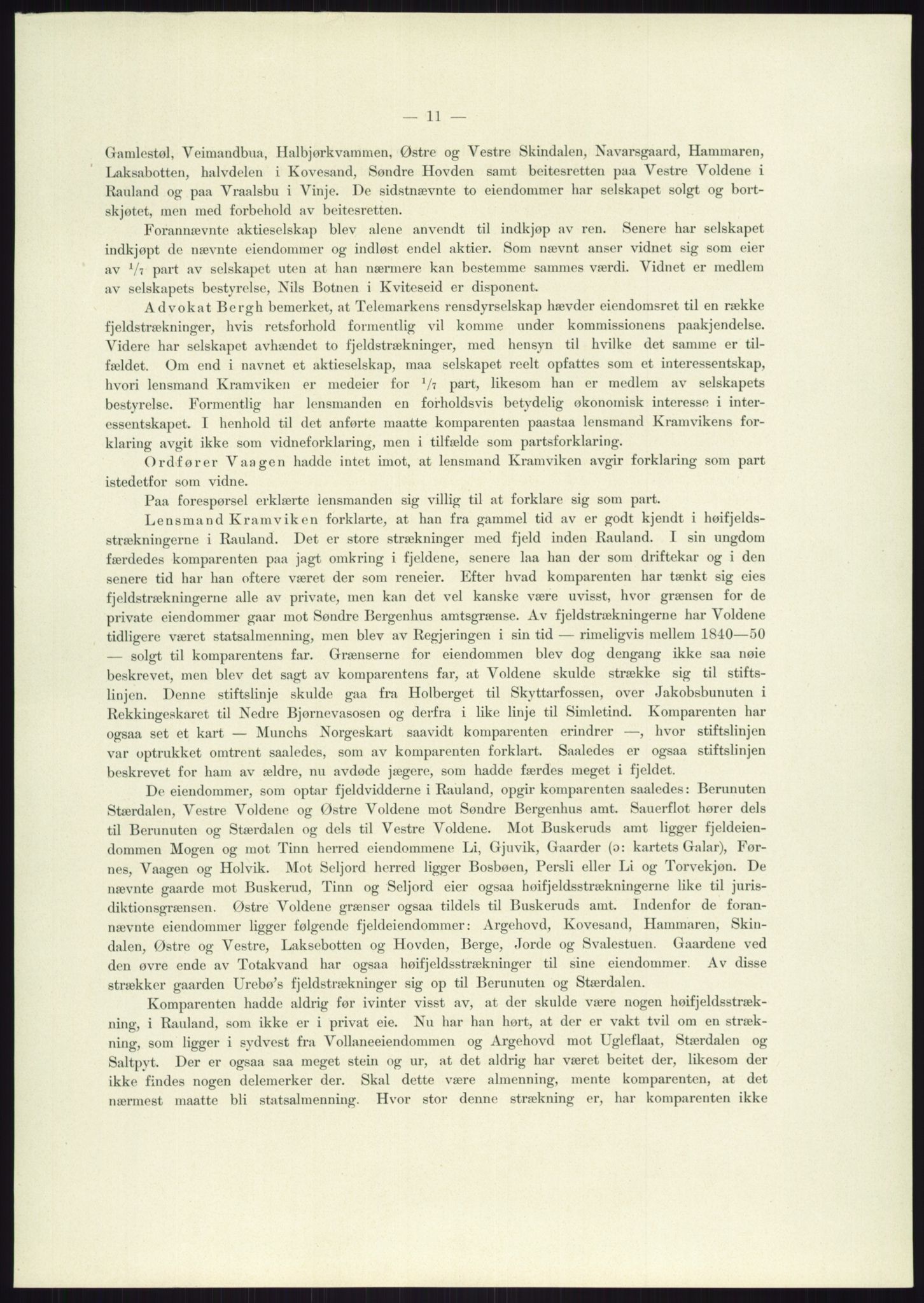 Høyfjellskommisjonen, AV/RA-S-1546/X/Xa/L0001: Nr. 1-33, 1909-1953, p. 1594